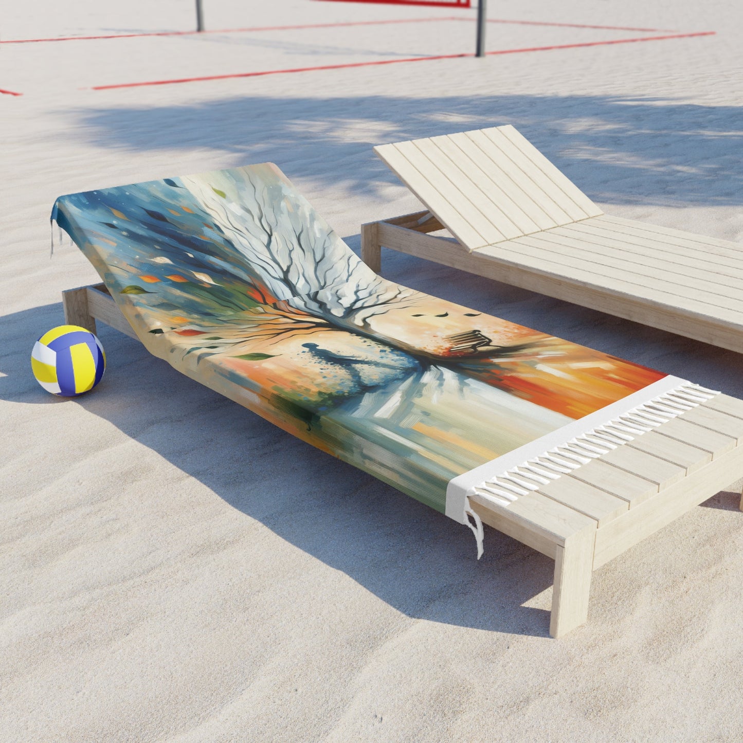 Transient Essence Anchored Boho Beach Cloth - ATUH.ART