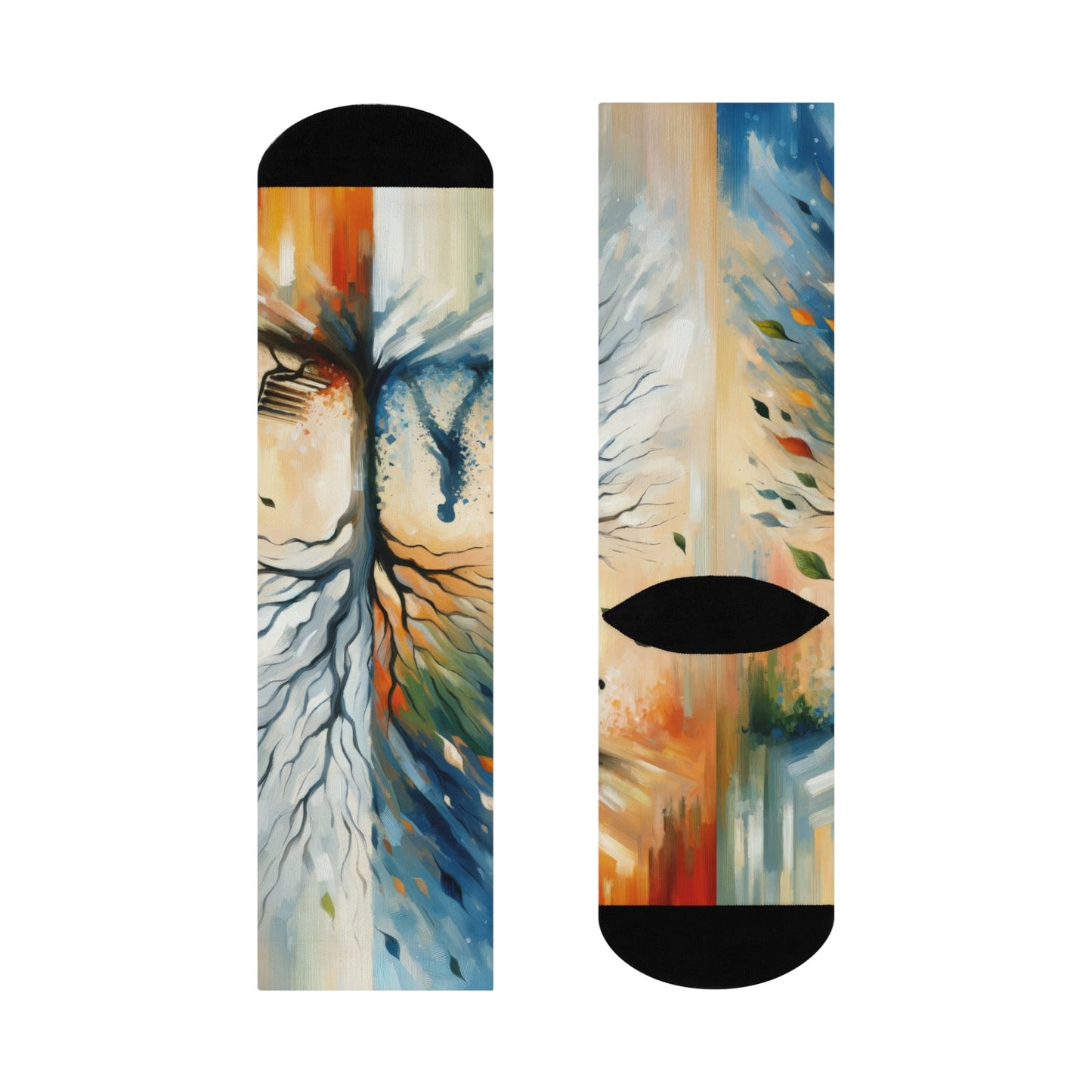 Transient Essence Anchored Cushioned Crew Socks - ATUH.ART