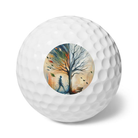 Transient Essence Anchored Golf Balls, 6pcs - ATUH.ART
