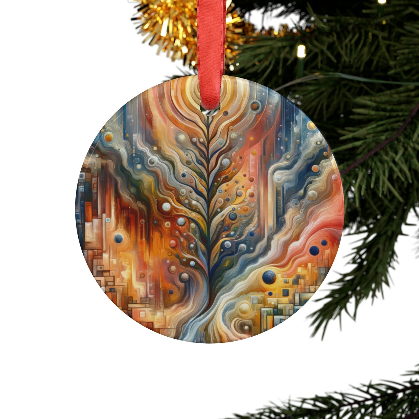 Tribute Synchrony Vitality Acrylic Ornament with Ribbon - ATUH.ART