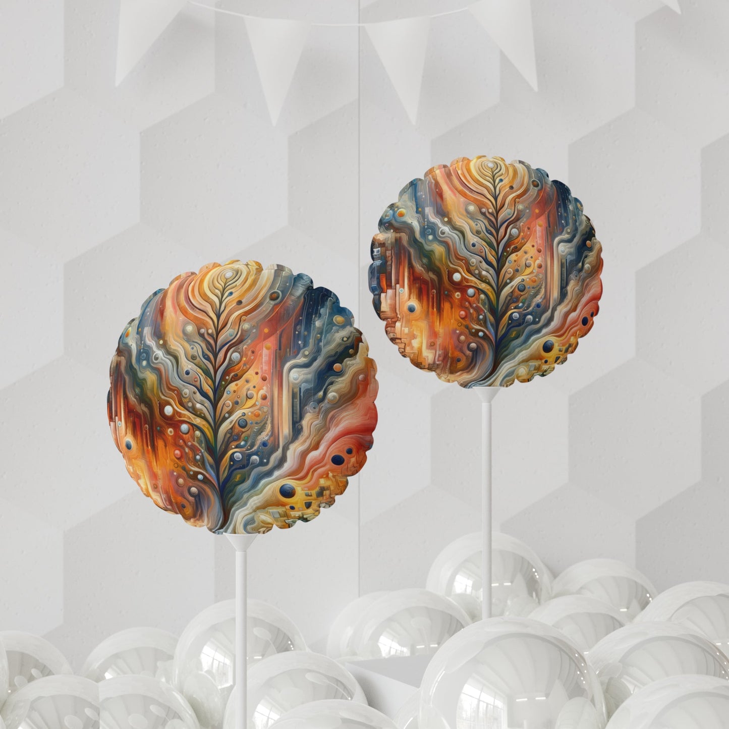 Tribute Synchrony Vitality Balloon (Round and Heart-shaped), 11" - ATUH.ART