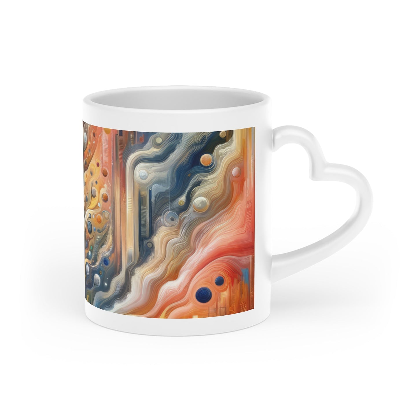 Tribute Synchrony Vitality Heart-Shaped Mug - ATUH.ART