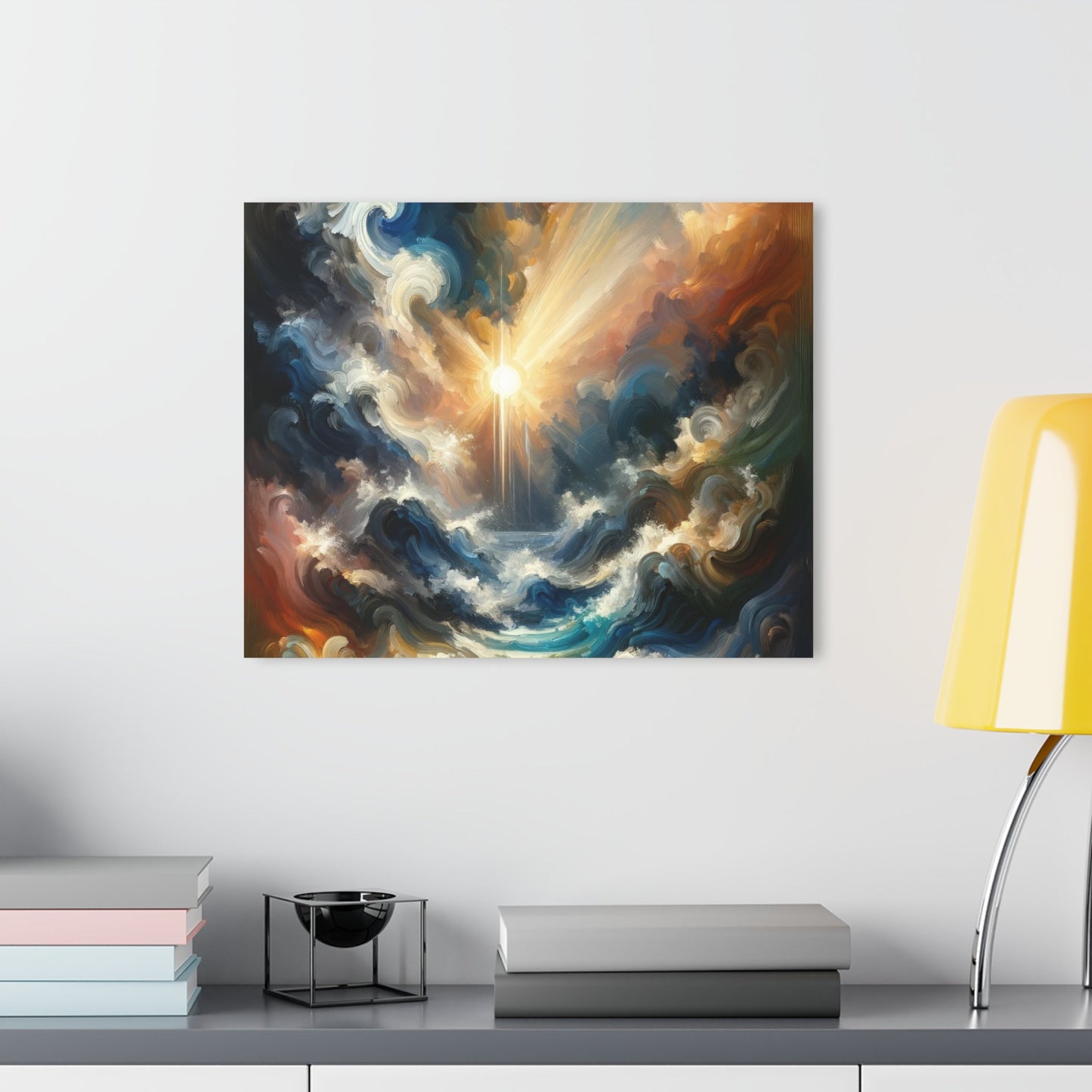 Tumultuous Sea Enlightenment Acrylic Prints (French Cleat Hanging) - ATUH.ART