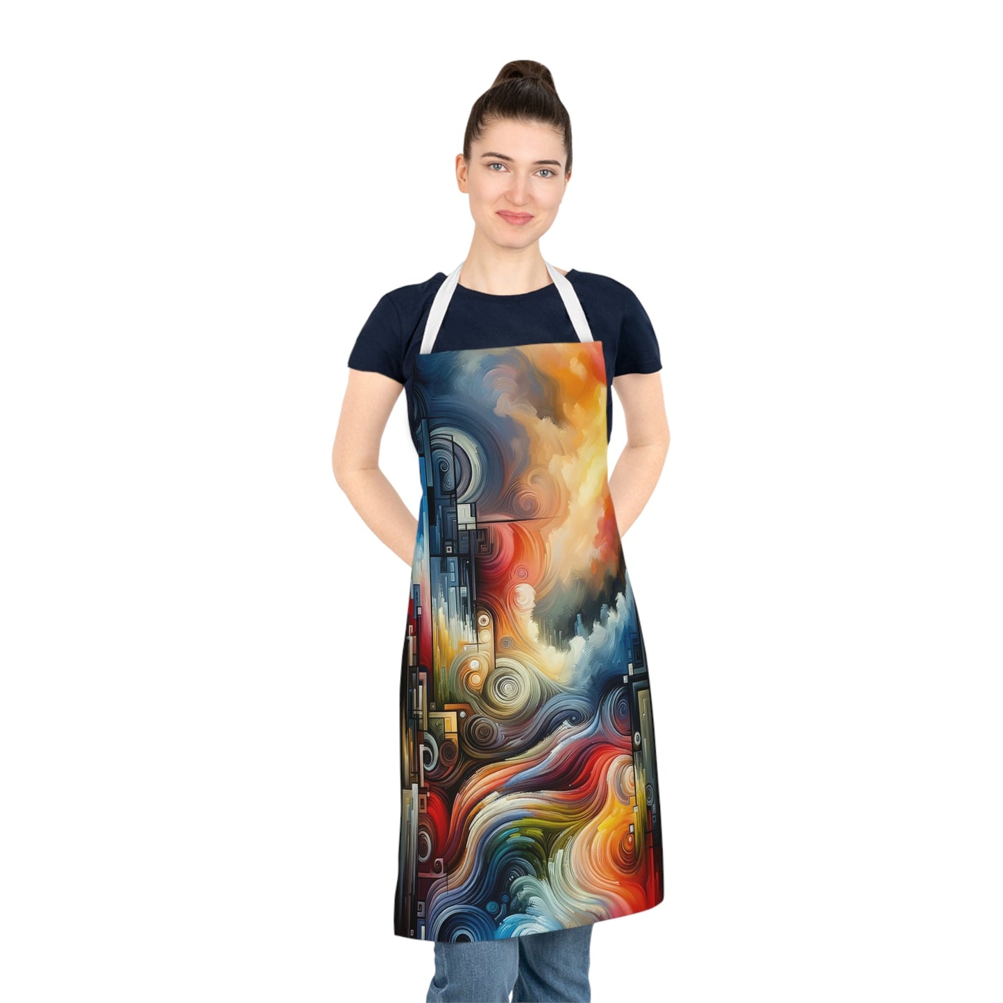 Tuning Essence Abstract Adult Apron (AOP) - ATUH.ART