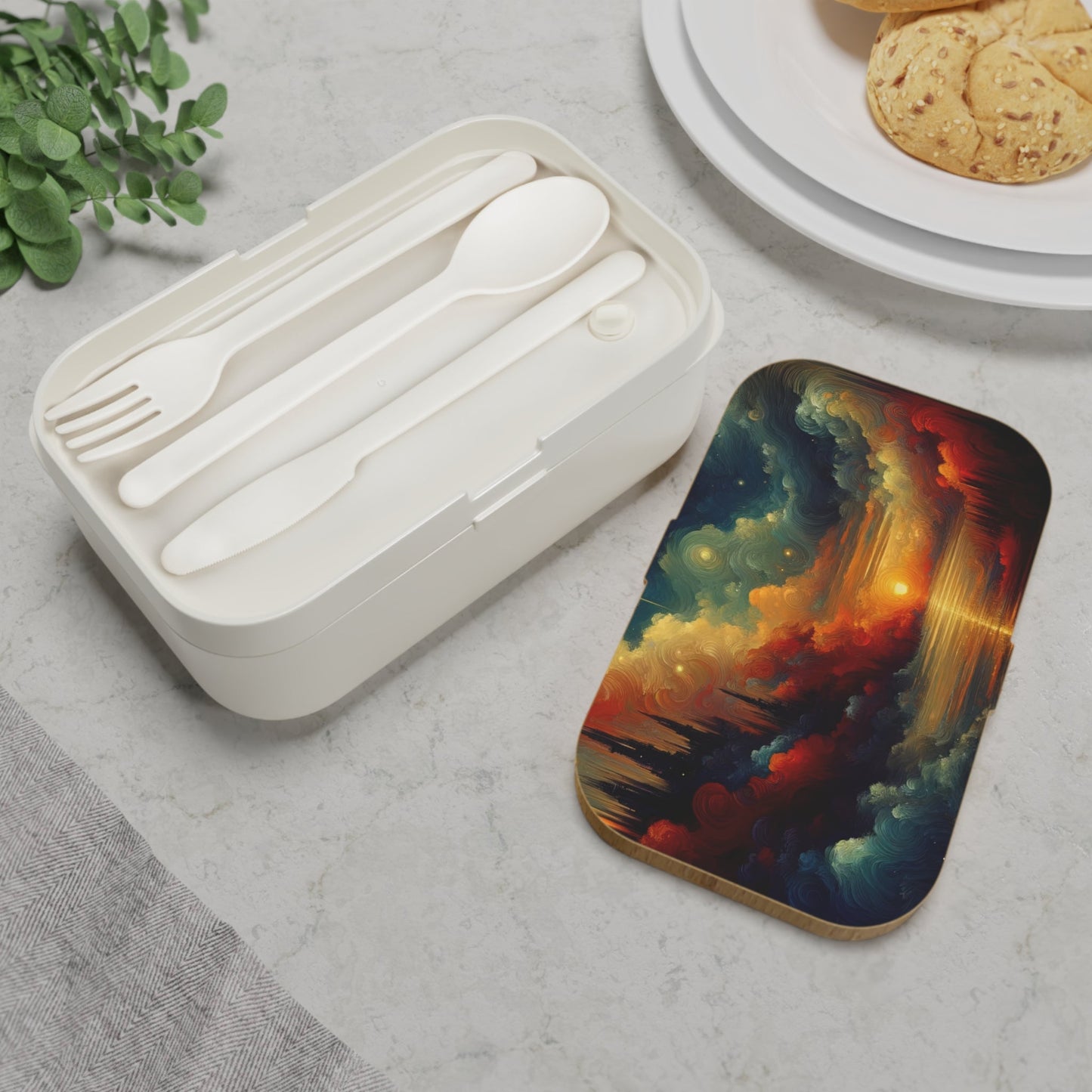 Twilight Velvet Transition Bento Lunch Box - ATUH.ART