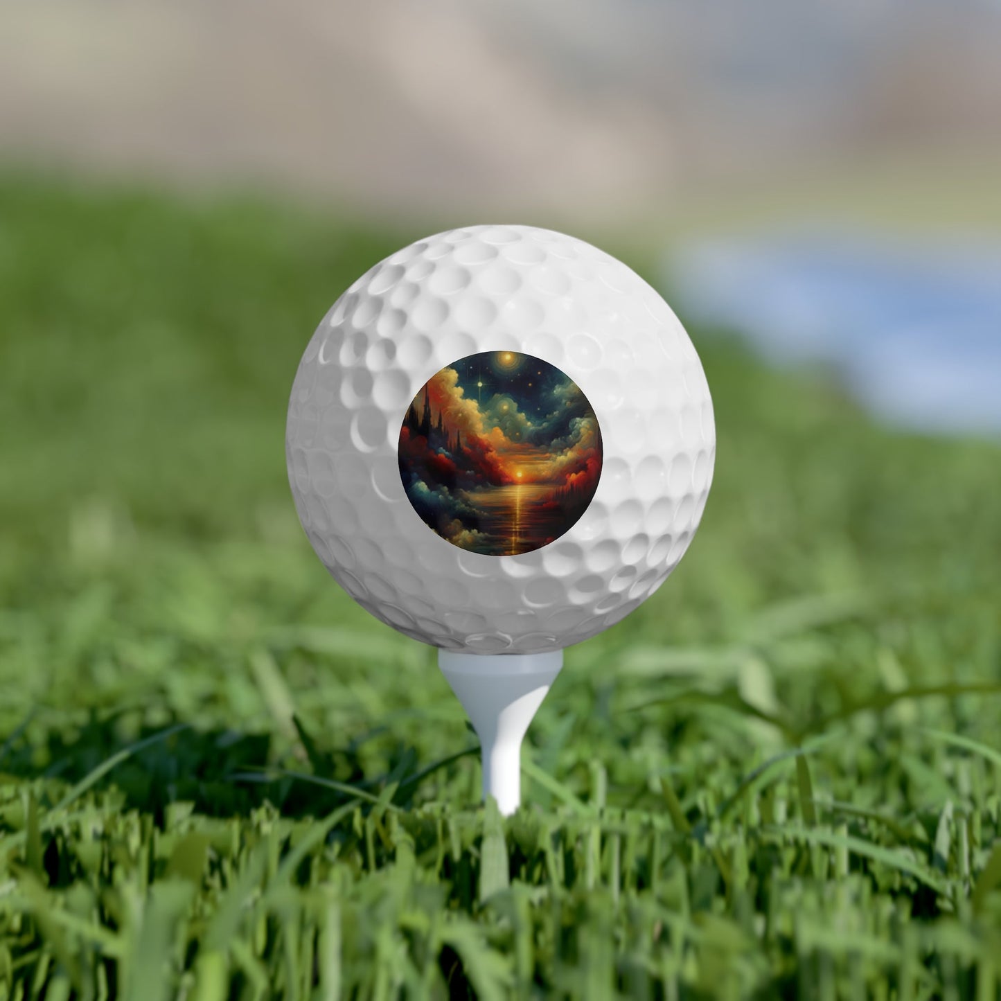 Twilight Velvet Transition Golf Balls, 6pcs - ATUH.ART
