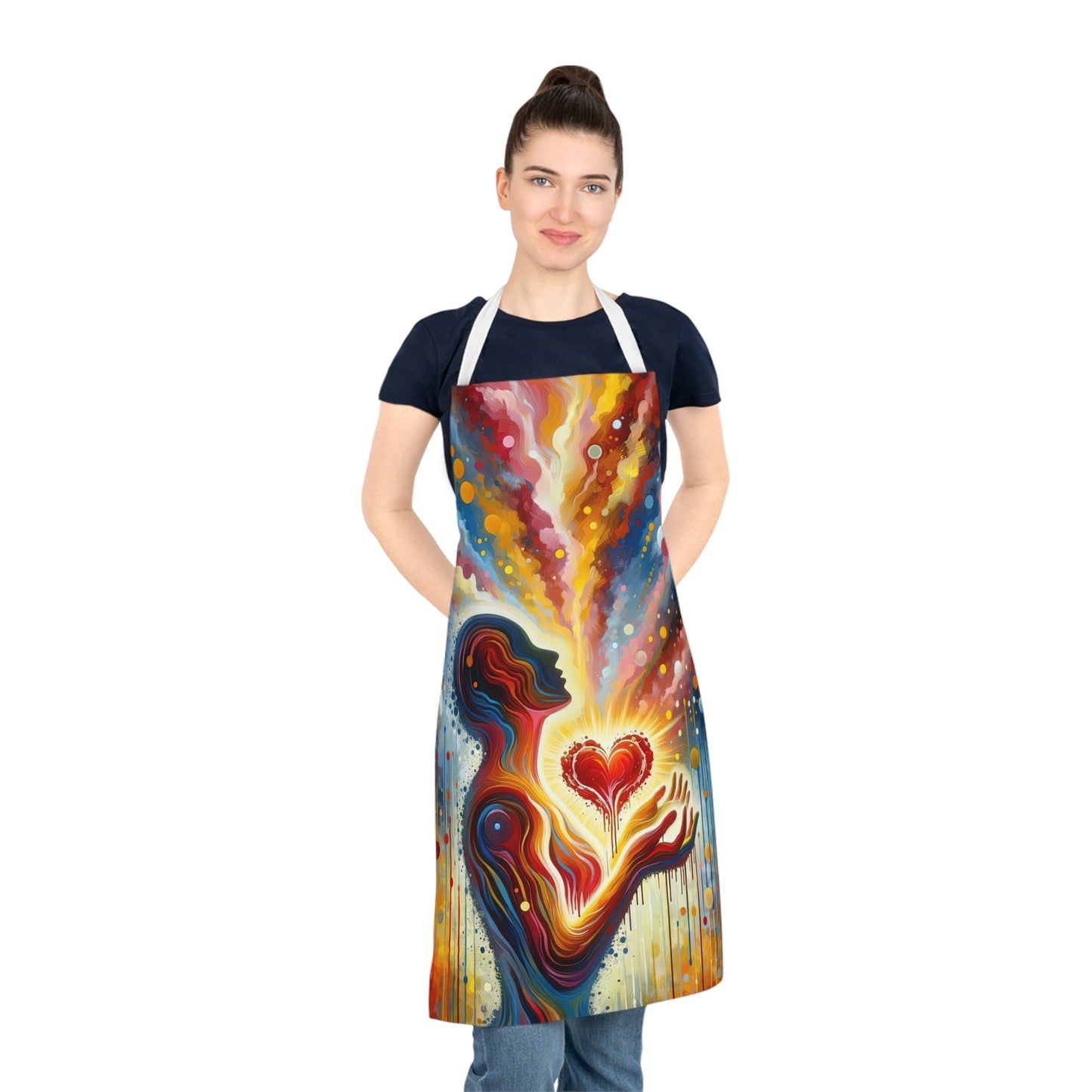 Unified Awakening Heart Adult Apron (AOP) - ATUH.ART
