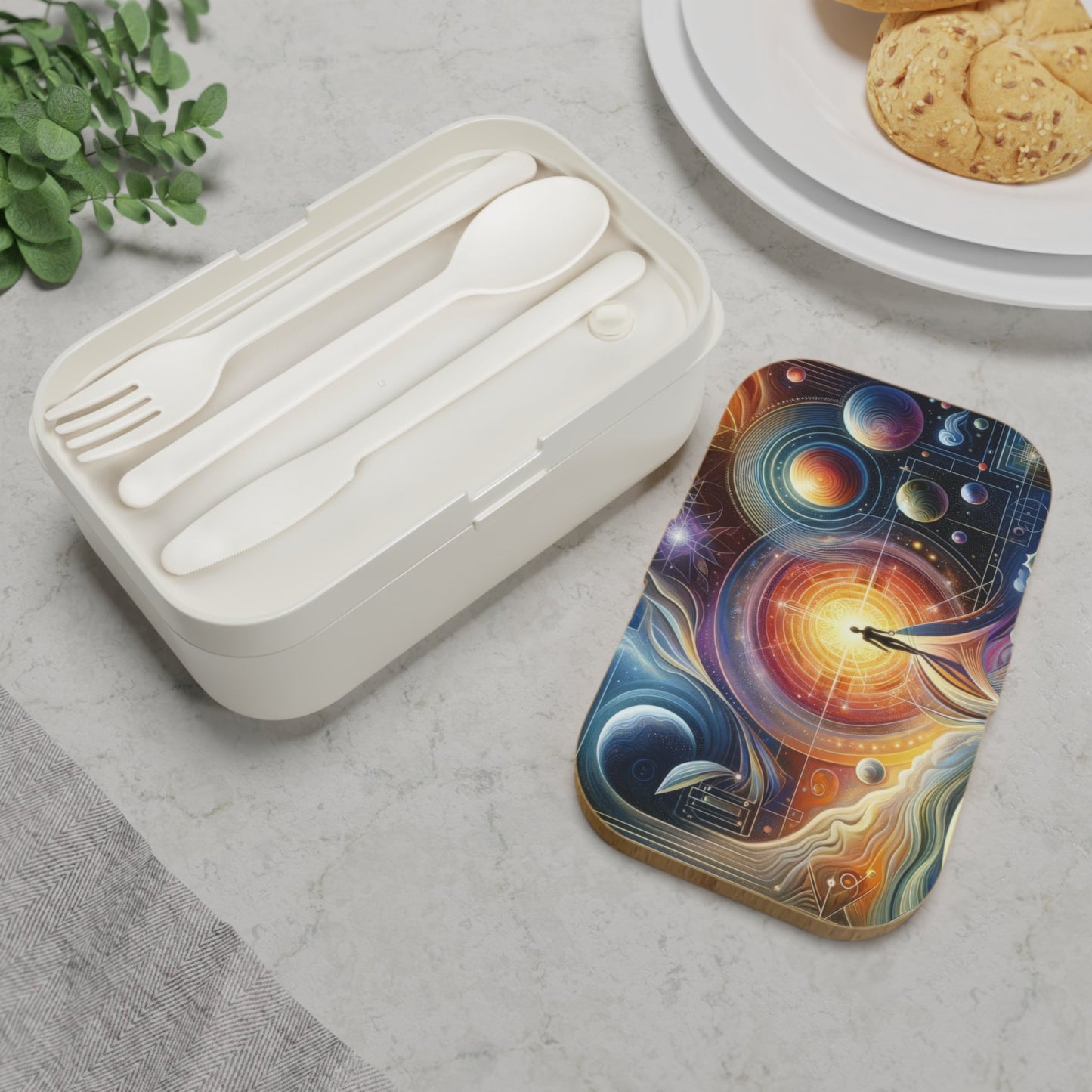 Unified Cosmic Alignment Bento Lunch Box - ATUH.ART