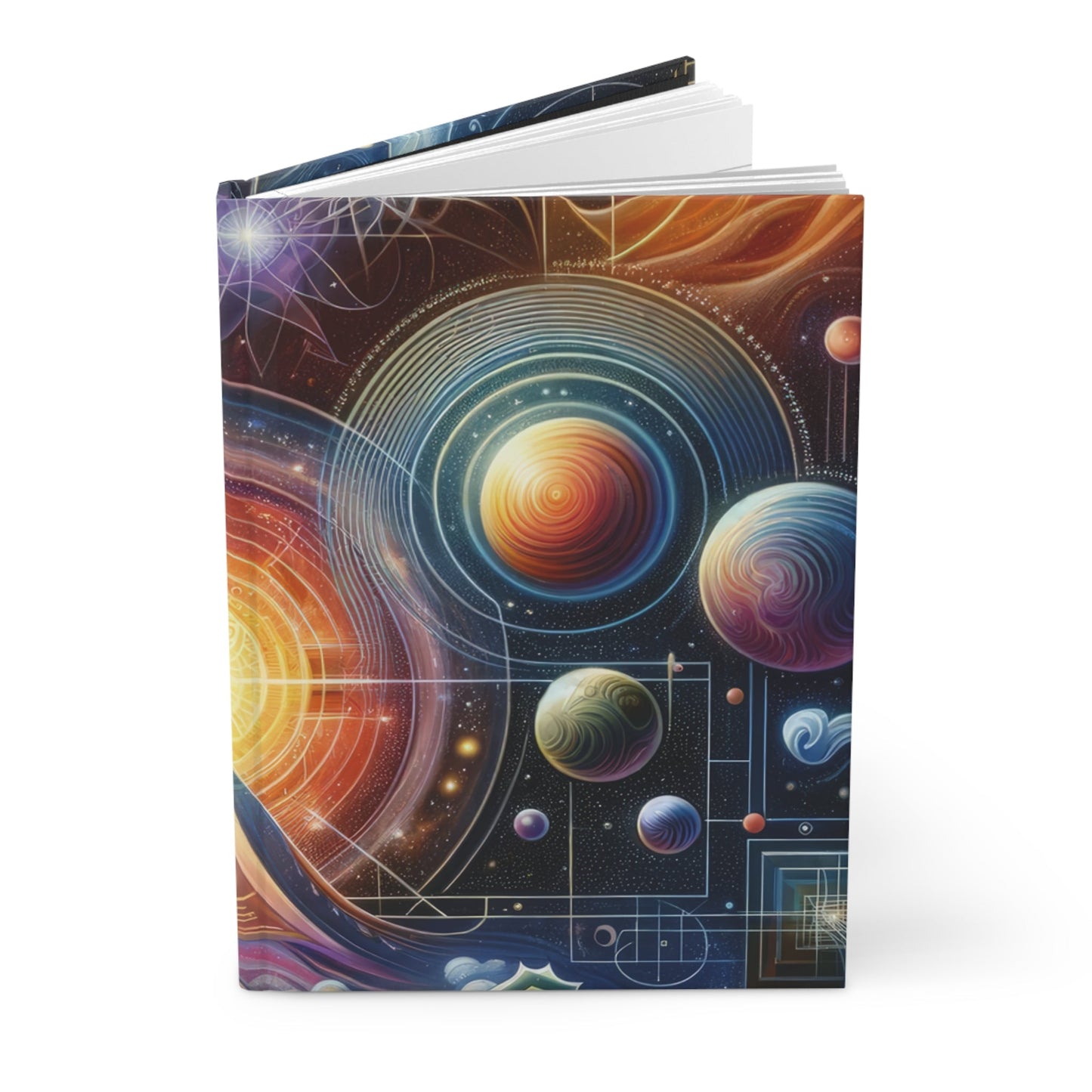 Unified Cosmic Alignment Hardcover Journal Matte - ATUH.ART