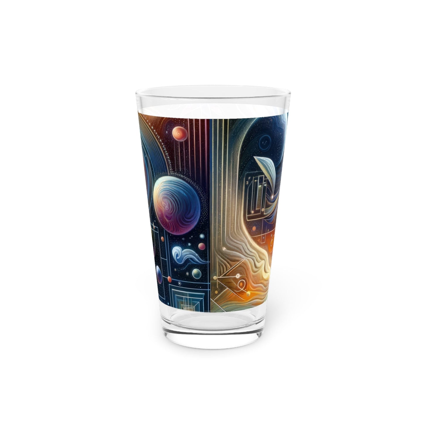 Unified Cosmic Alignment Pint Glass, 16oz - ATUH.ART