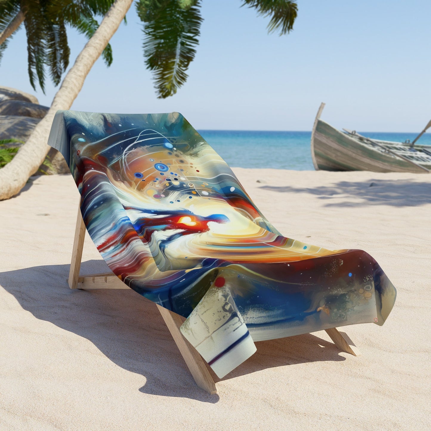 Unified Heart Awakening Beach Towel - ATUH.ART