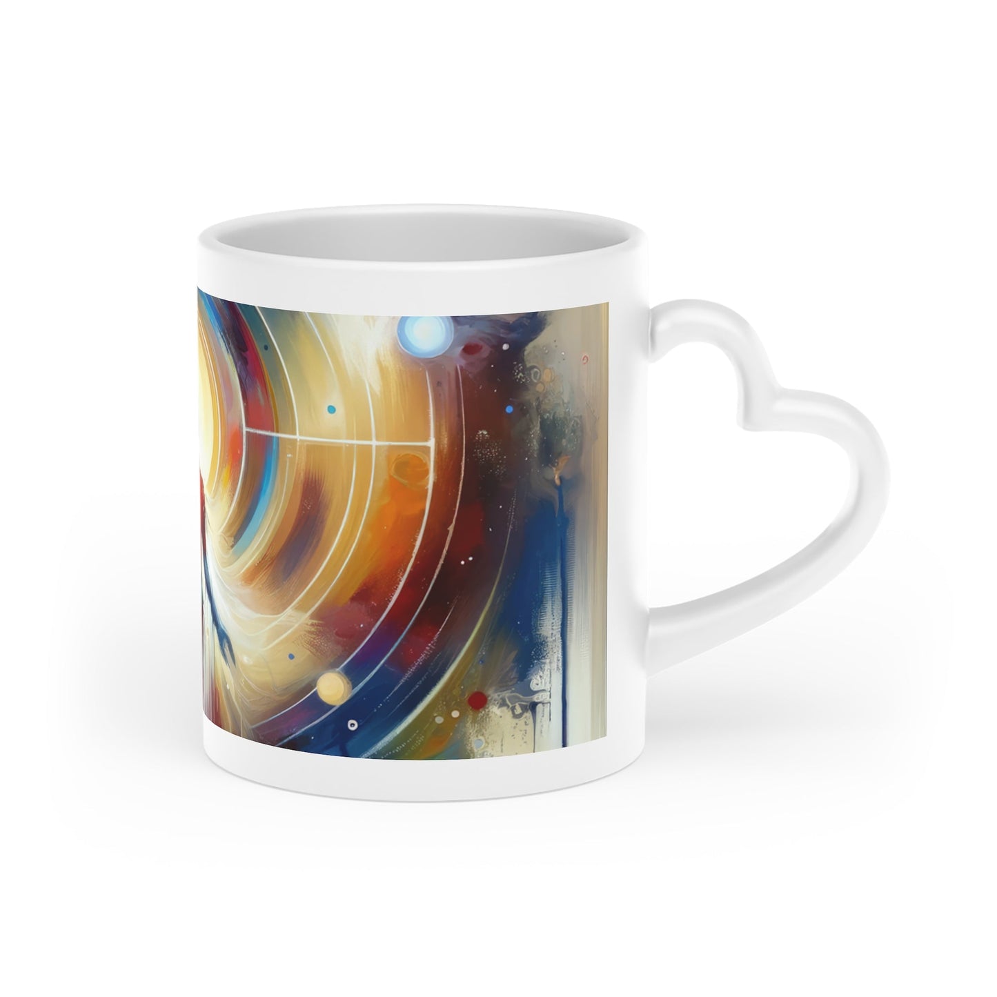 Unified Heart Awakening Heart-Shaped Mug - ATUH.ART