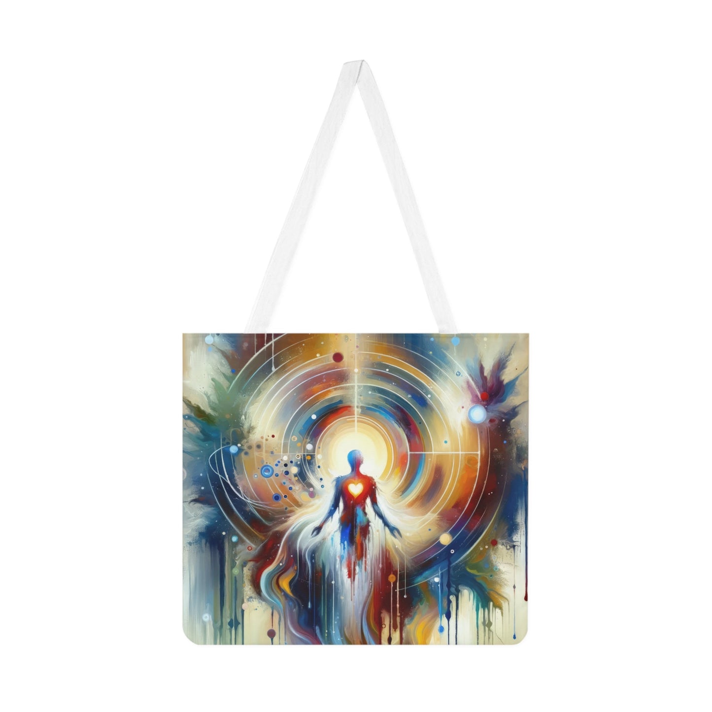 Unified Heart Awakening Shoulder Tote Bag (AOP) - ATUH.ART