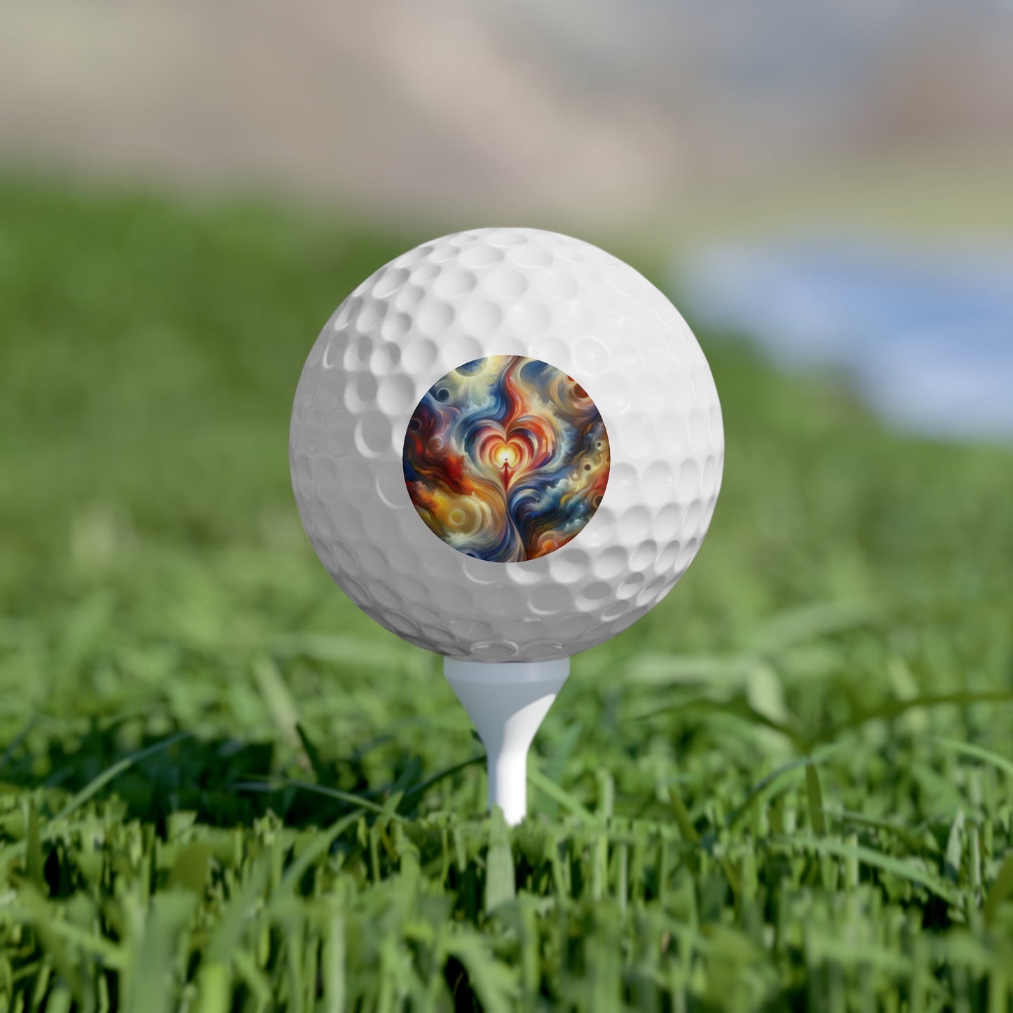 Unified Heart Journey Golf Balls, 6pcs - ATUH.ART