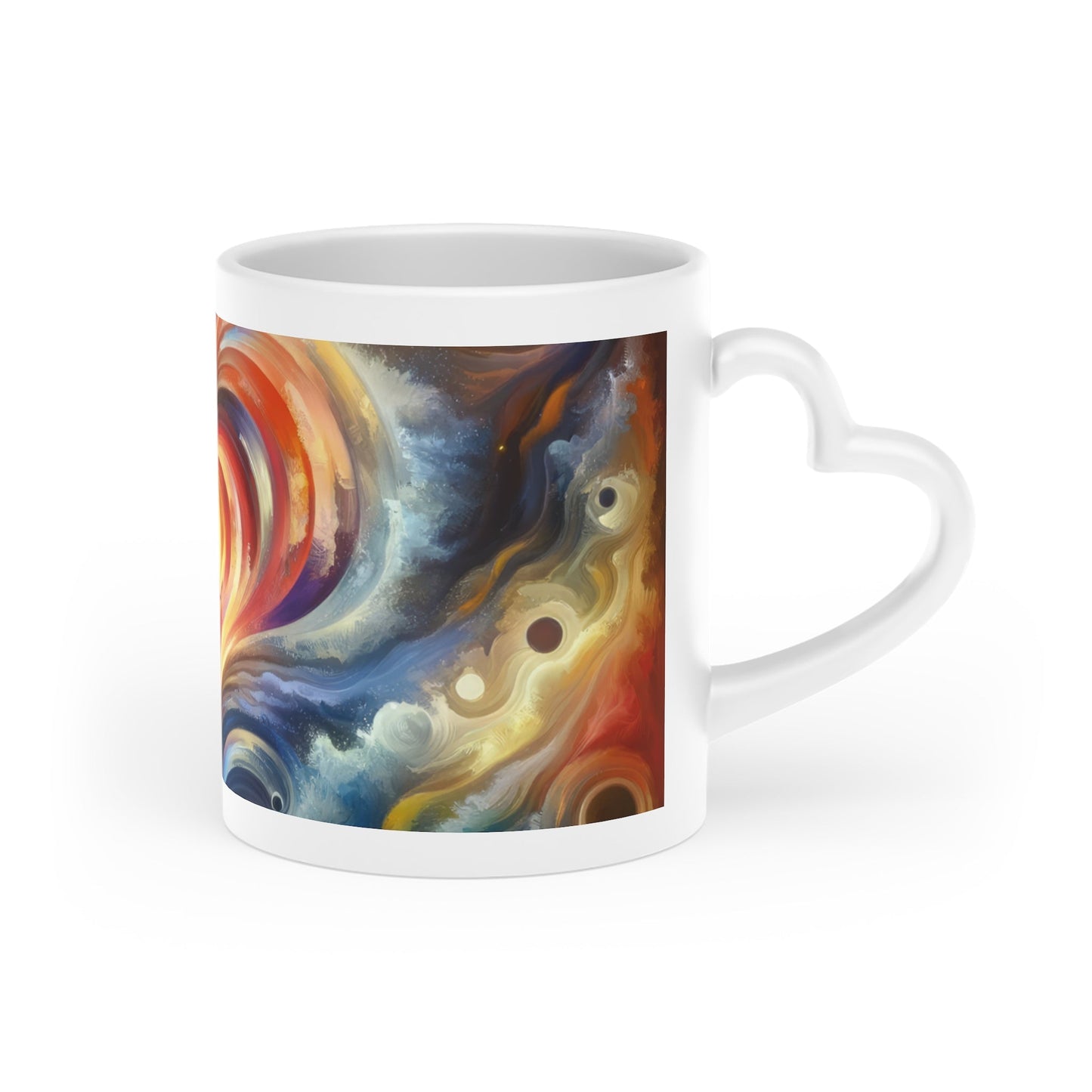 Unified Heart Journey Heart-Shaped Mug - ATUH.ART