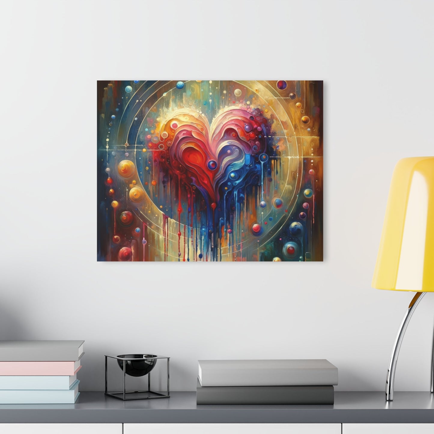 Unified Heart Reflections Acrylic Prints (French Cleat Hanging) - ATUH.ART