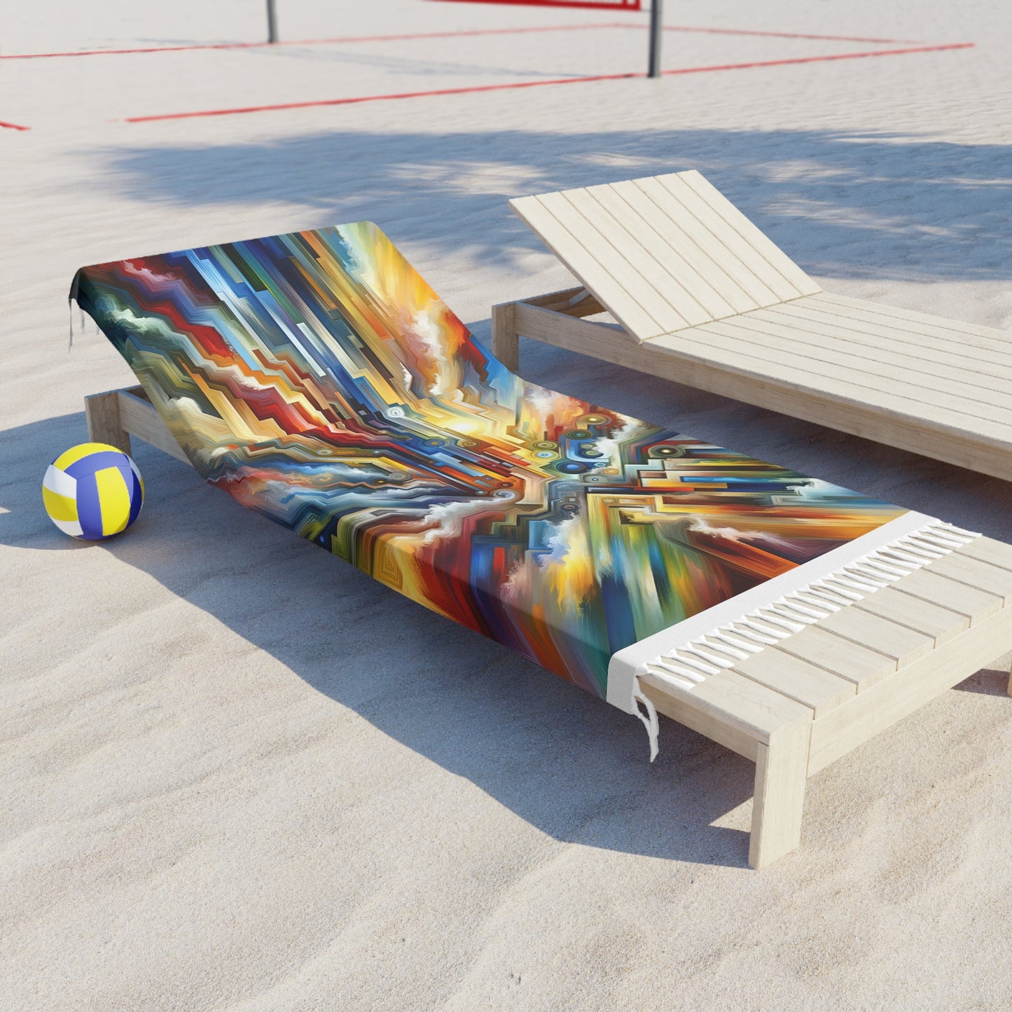 Unity Abstract Vibrancy Boho Beach Cloth - ATUH.ART