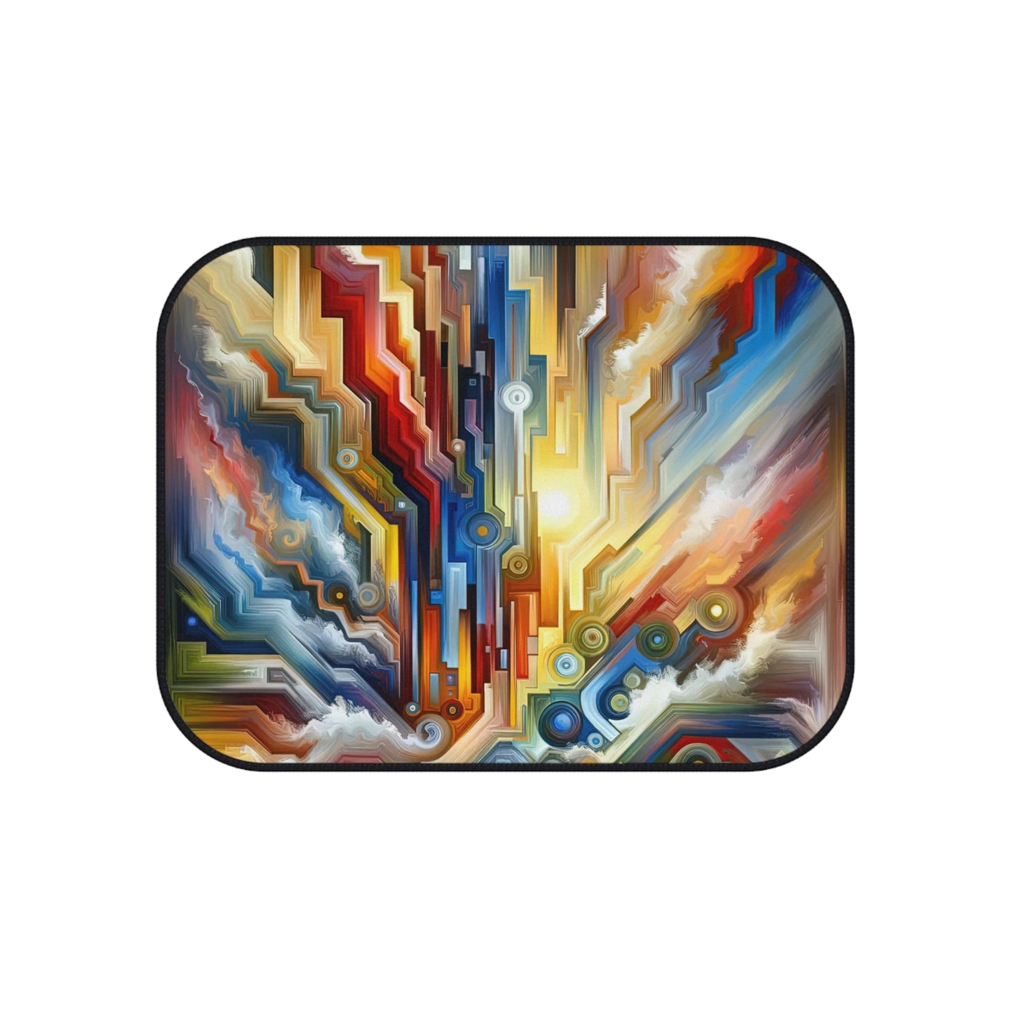 Unity Abstract Vibrancy Car Mats (Set of 4) - ATUH.ART