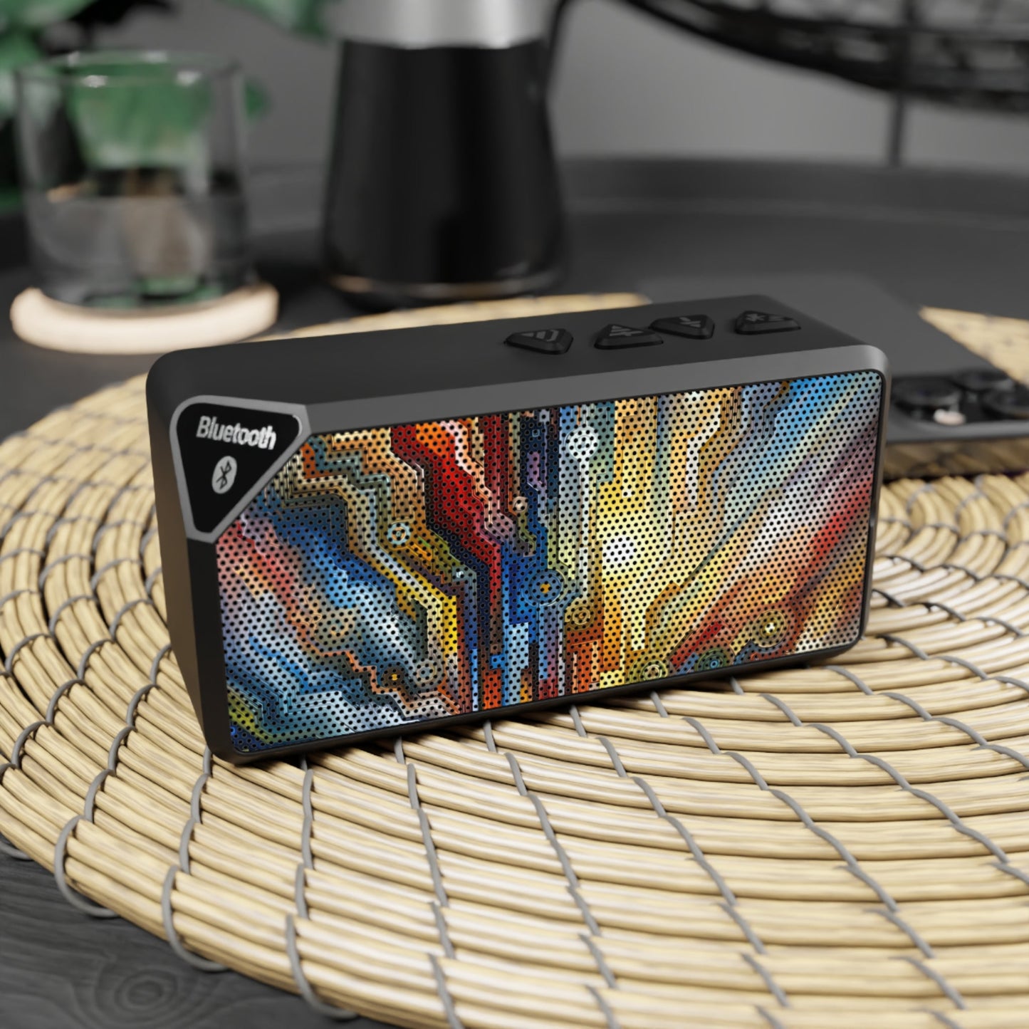 Unity Abstract Vibrancy Jabba Bluetooth Speaker - ATUH.ART