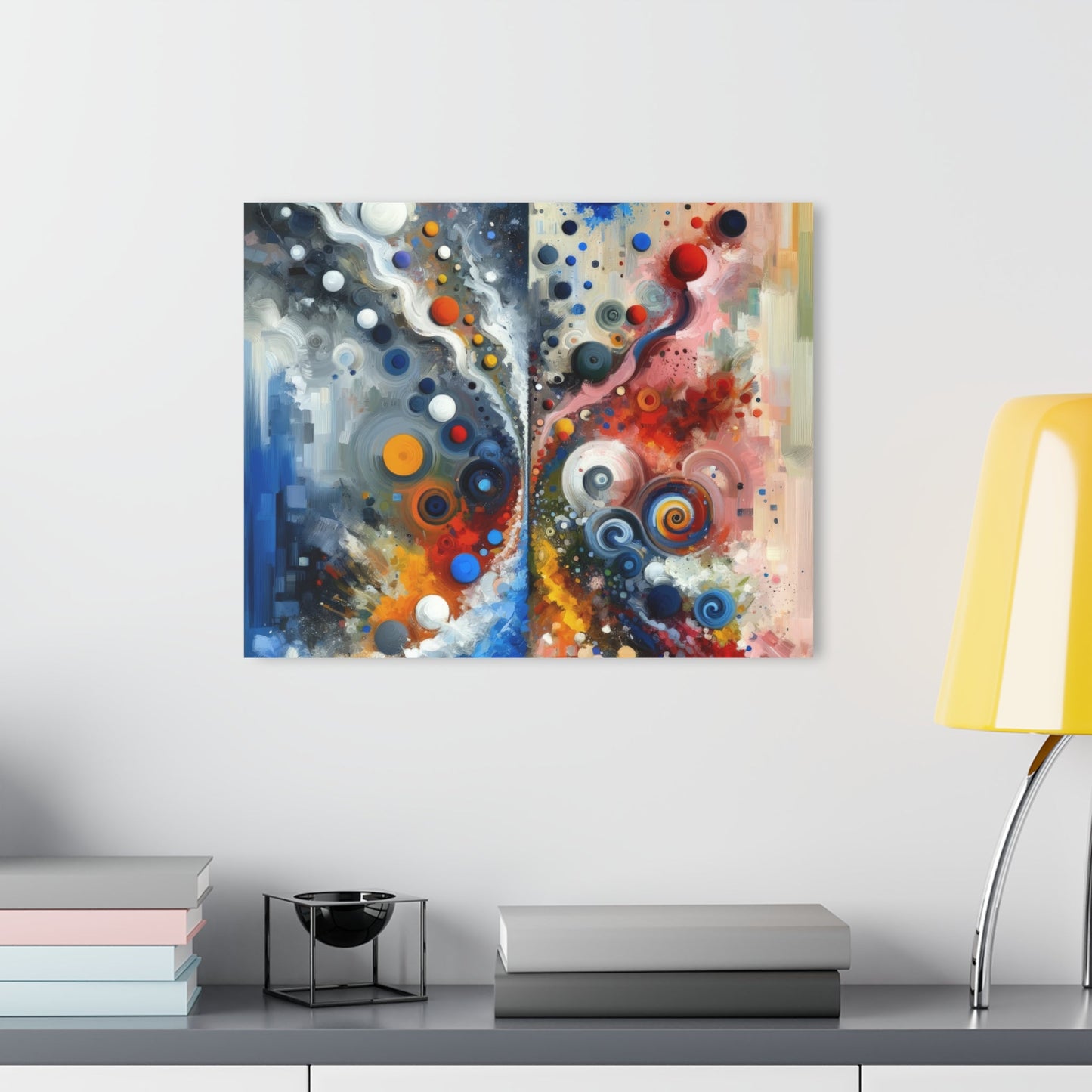 Unity Duality Abstraction Acrylic Prints (French Cleat Hanging) - ATUH.ART