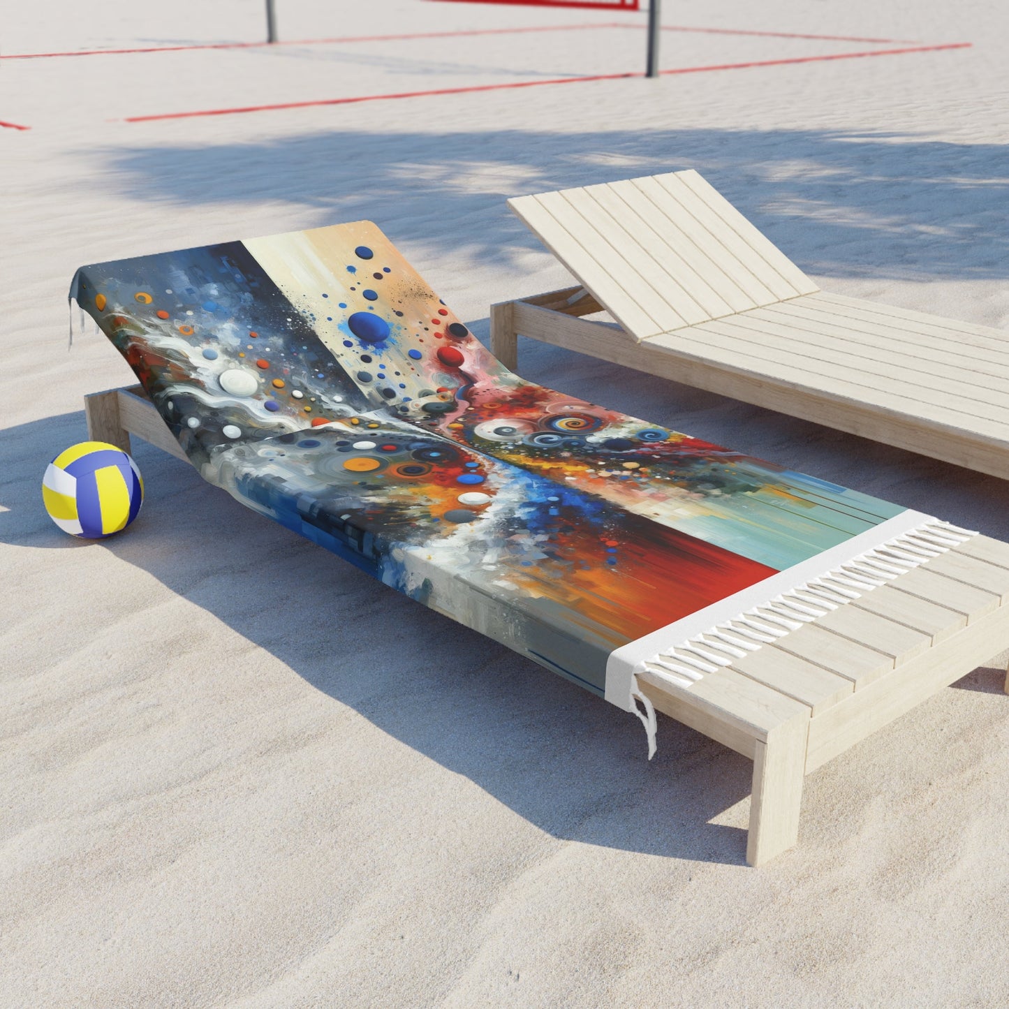 Unity Duality Abstraction Boho Beach Cloth - ATUH.ART