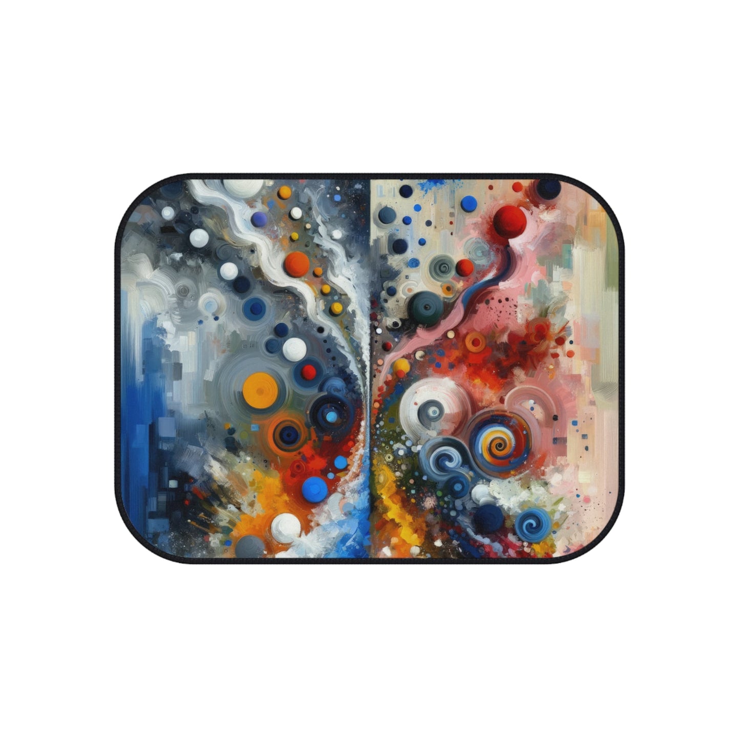 Unity Duality Abstraction Car Mats (Set of 4) - ATUH.ART