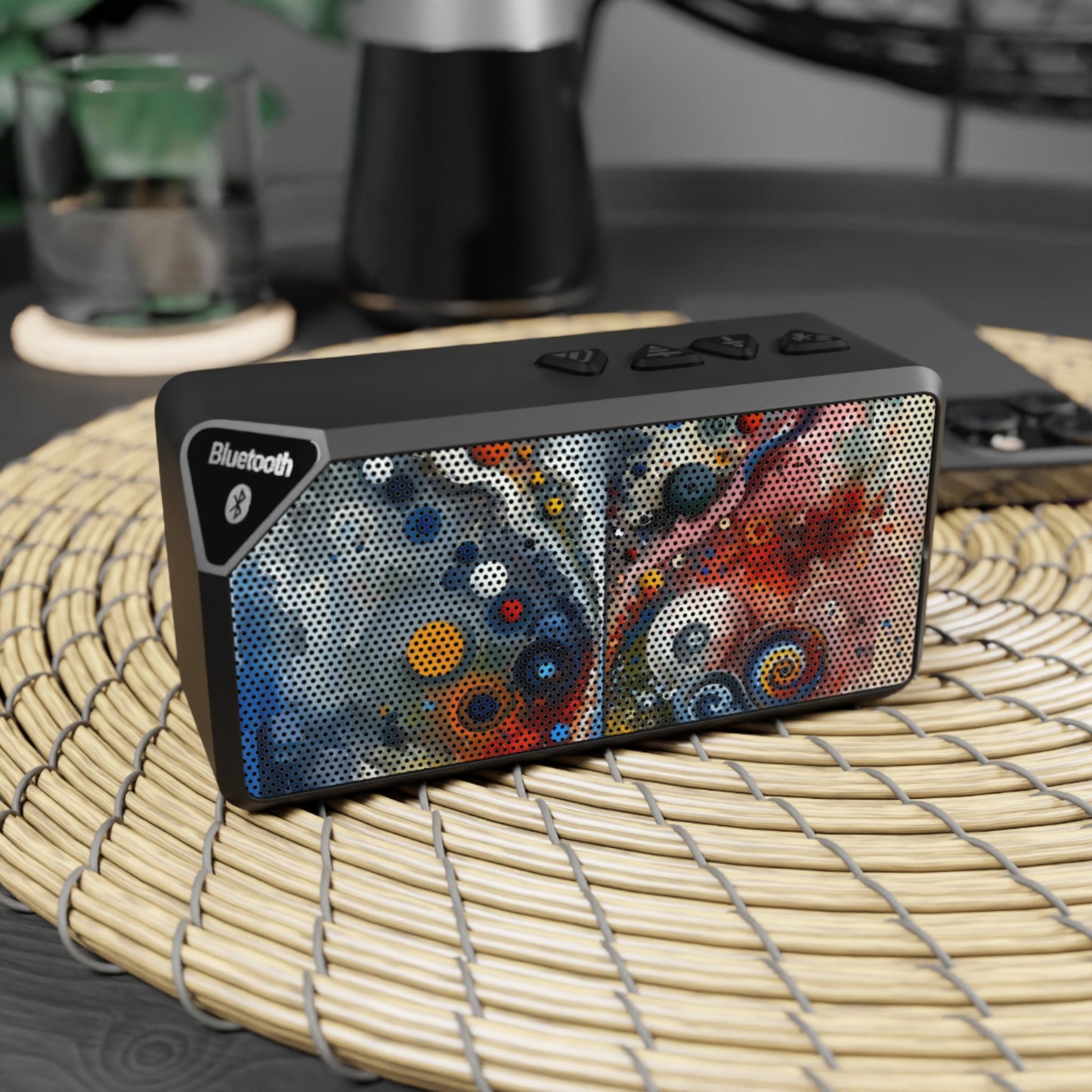 Unity Duality Abstraction Jabba Bluetooth Speaker - ATUH.ART