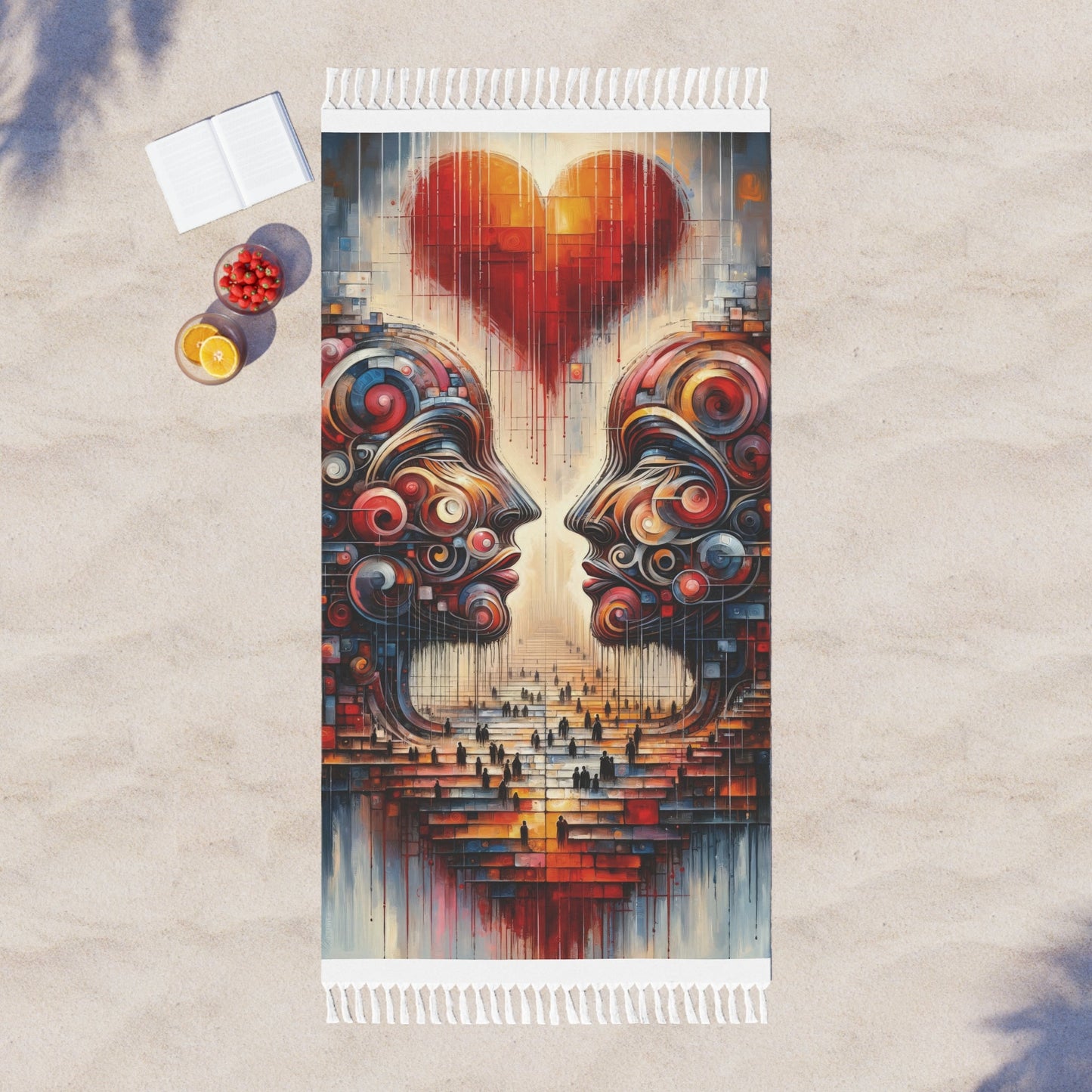 Unity Heartfelt Communication Boho Beach Cloth - ATUH.ART