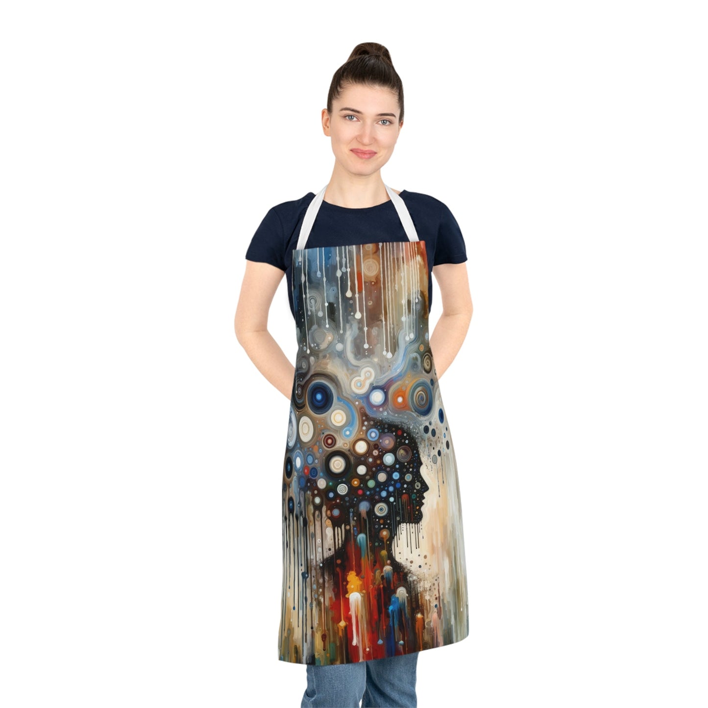 Universal Personal Tachism Adult Apron (AOP) - ATUH.ART