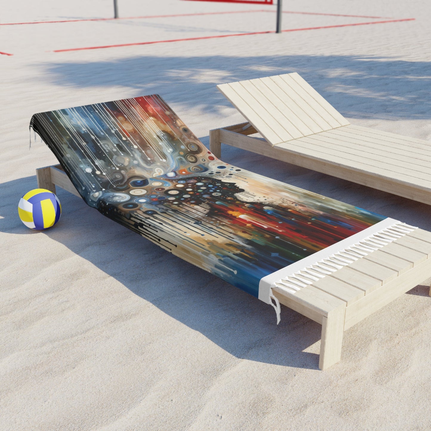 Universal Personal Tachism Boho Beach Cloth - ATUH.ART