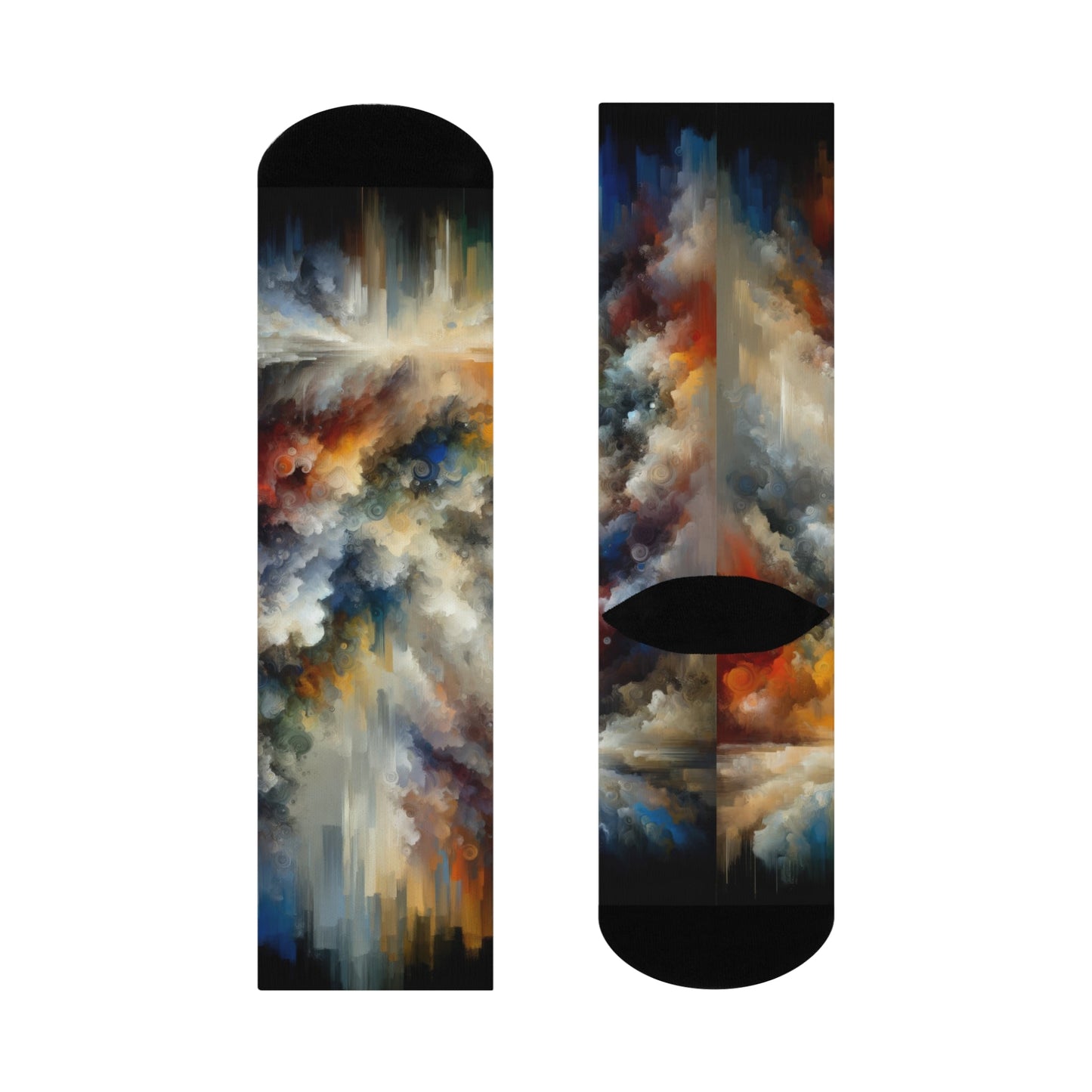 Unspoken Symphony Ethereal Cushioned Crew Socks - ATUH.ART