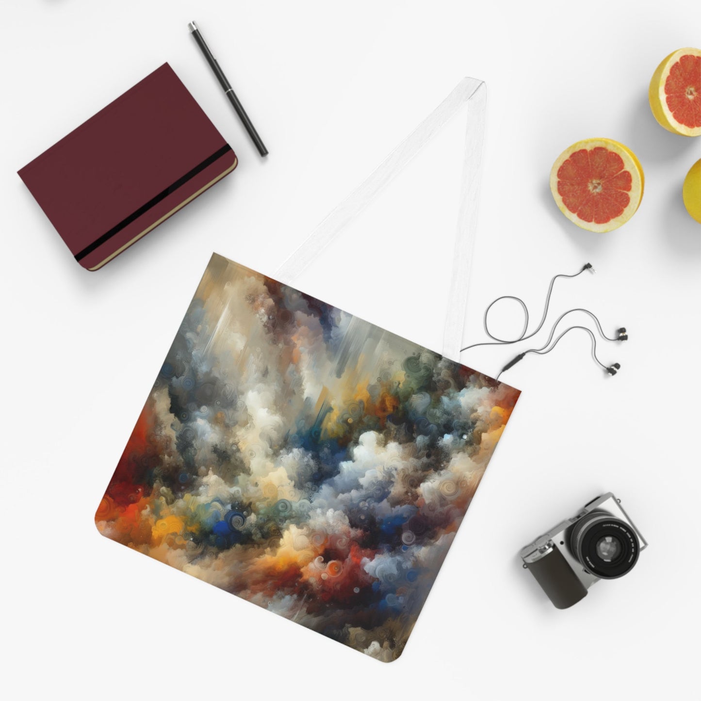 Unspoken Symphony Ethereal Shoulder Tote Bag (AOP) - ATUH.ART