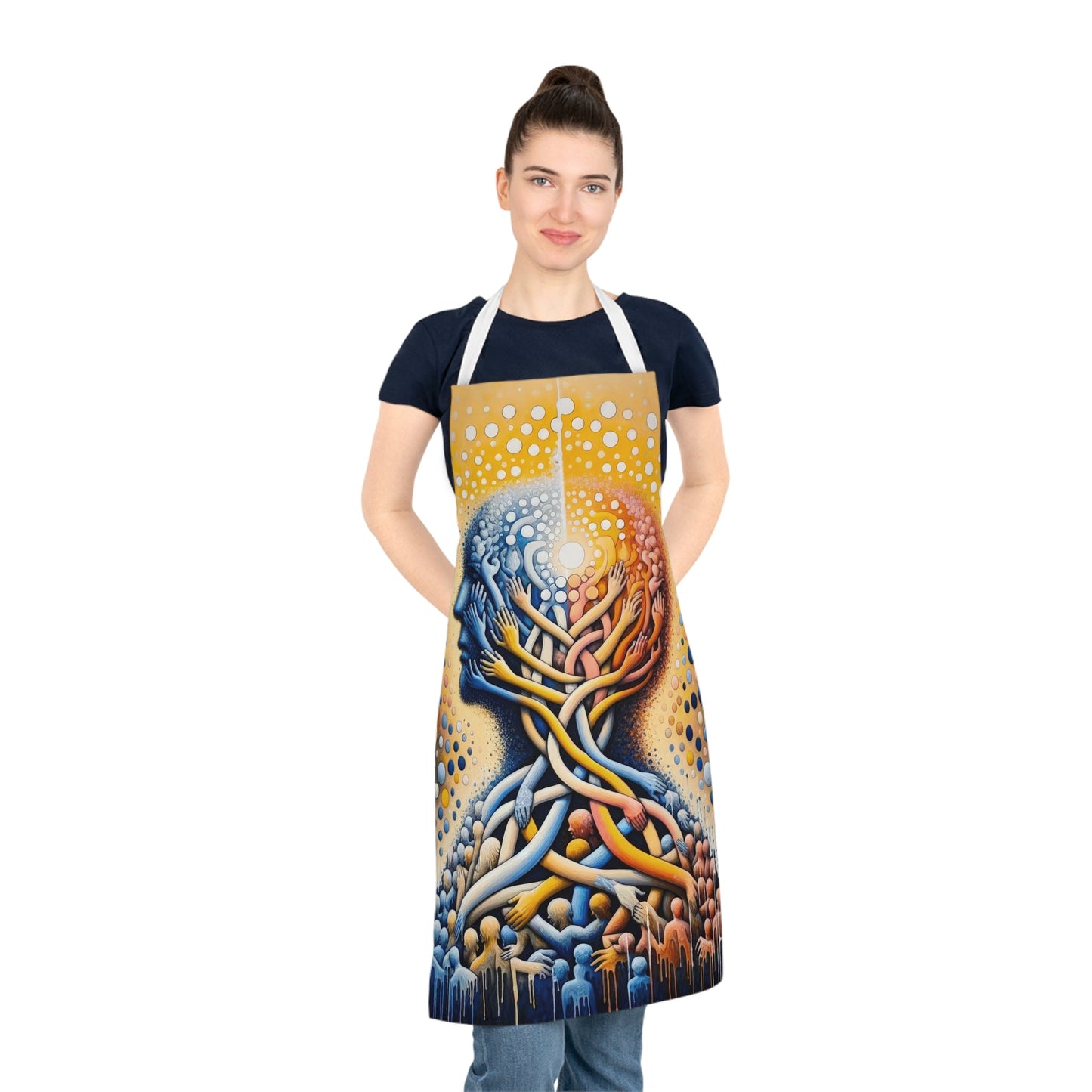 Unveiling Inner Essence Adult Apron (AOP) - ATUH.ART
