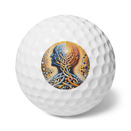 Unveiling Inner Essence Golf Balls, 6pcs - ATUH.ART