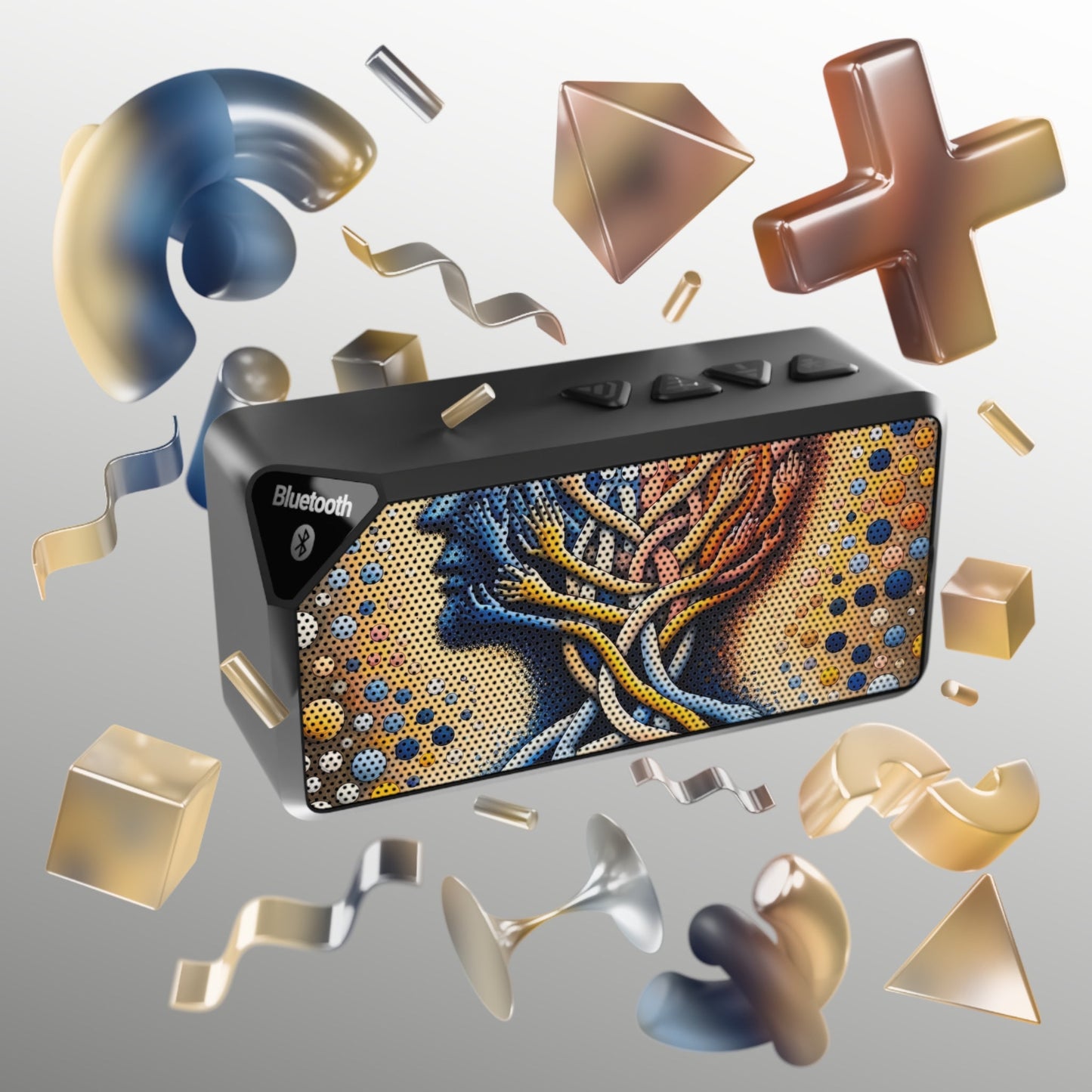 Unveiling Inner Essence Jabba Bluetooth Speaker - ATUH.ART