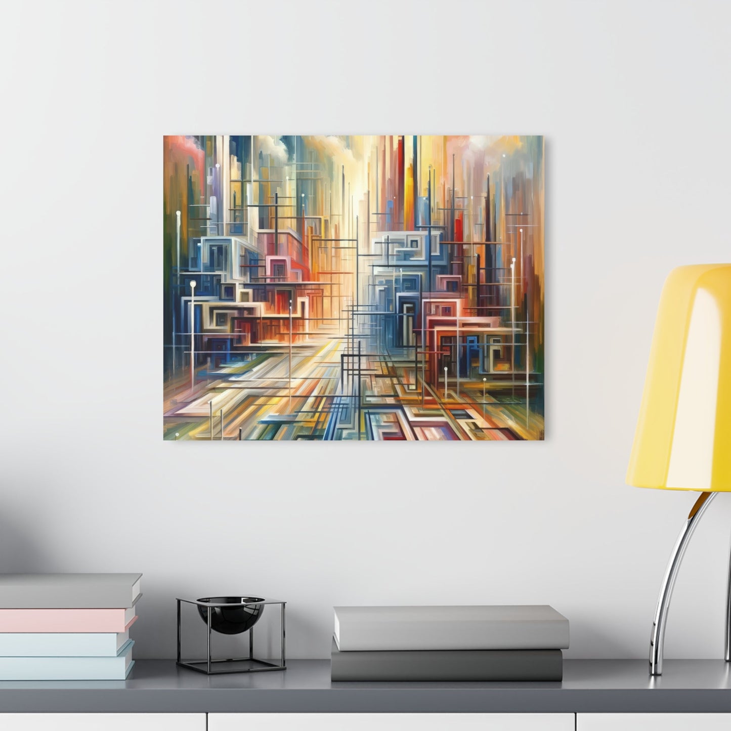 Urban Flow Interconnectedness Acrylic Prints (French Cleat Hanging) - ATUH.ART