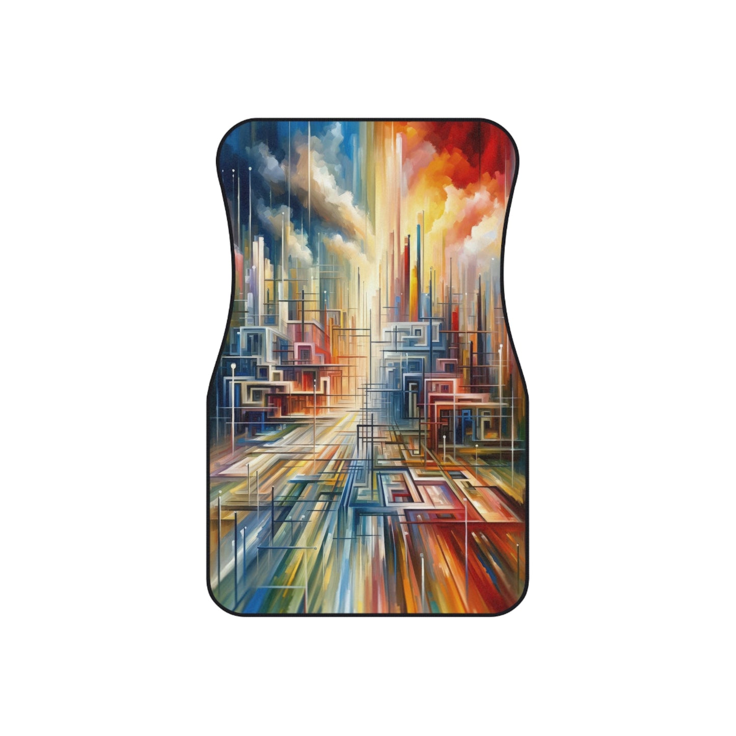 Urban Flow Interconnectedness Car Mats (Set of 4) - ATUH.ART