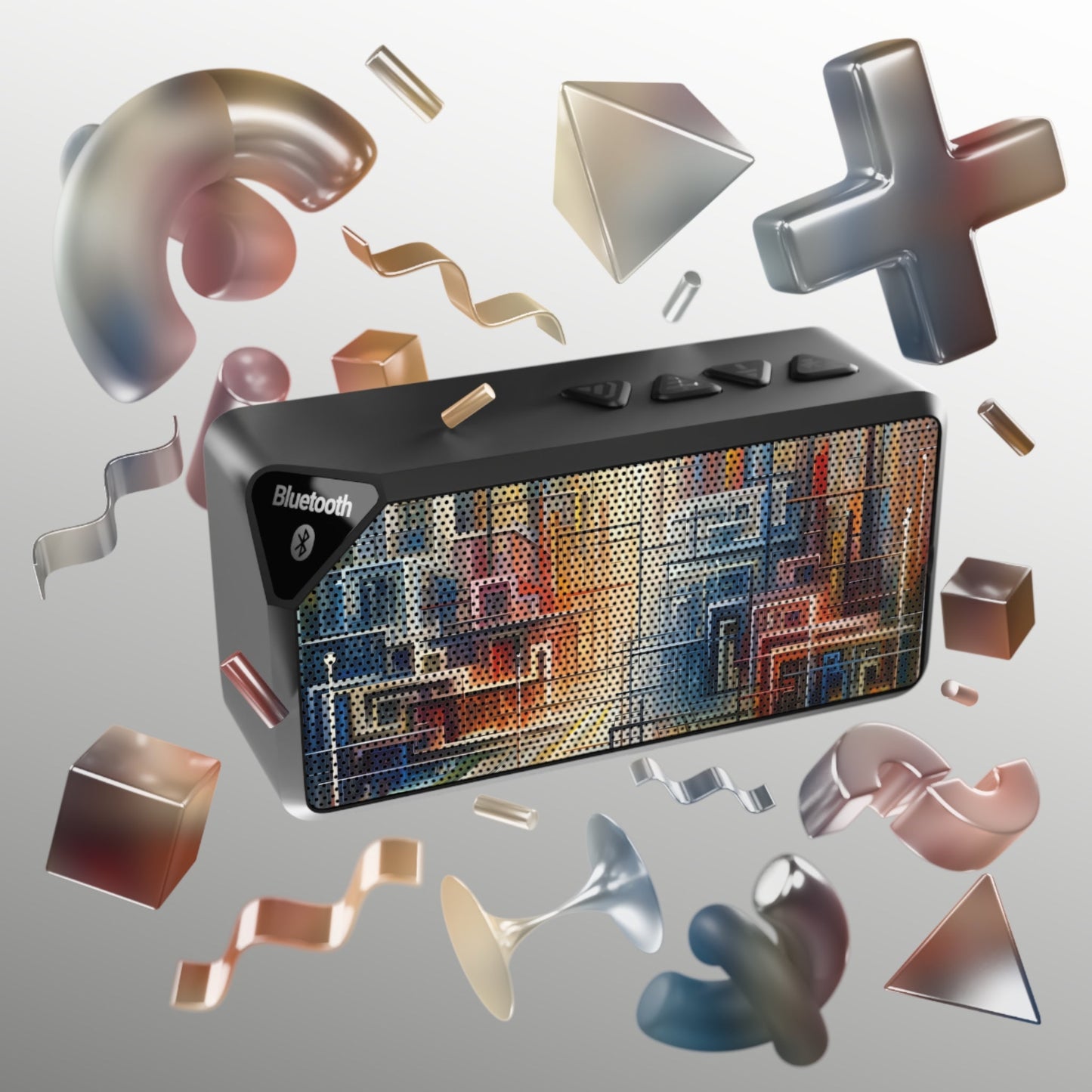 Urban Flow Interconnectedness Jabba Bluetooth Speaker - ATUH.ART