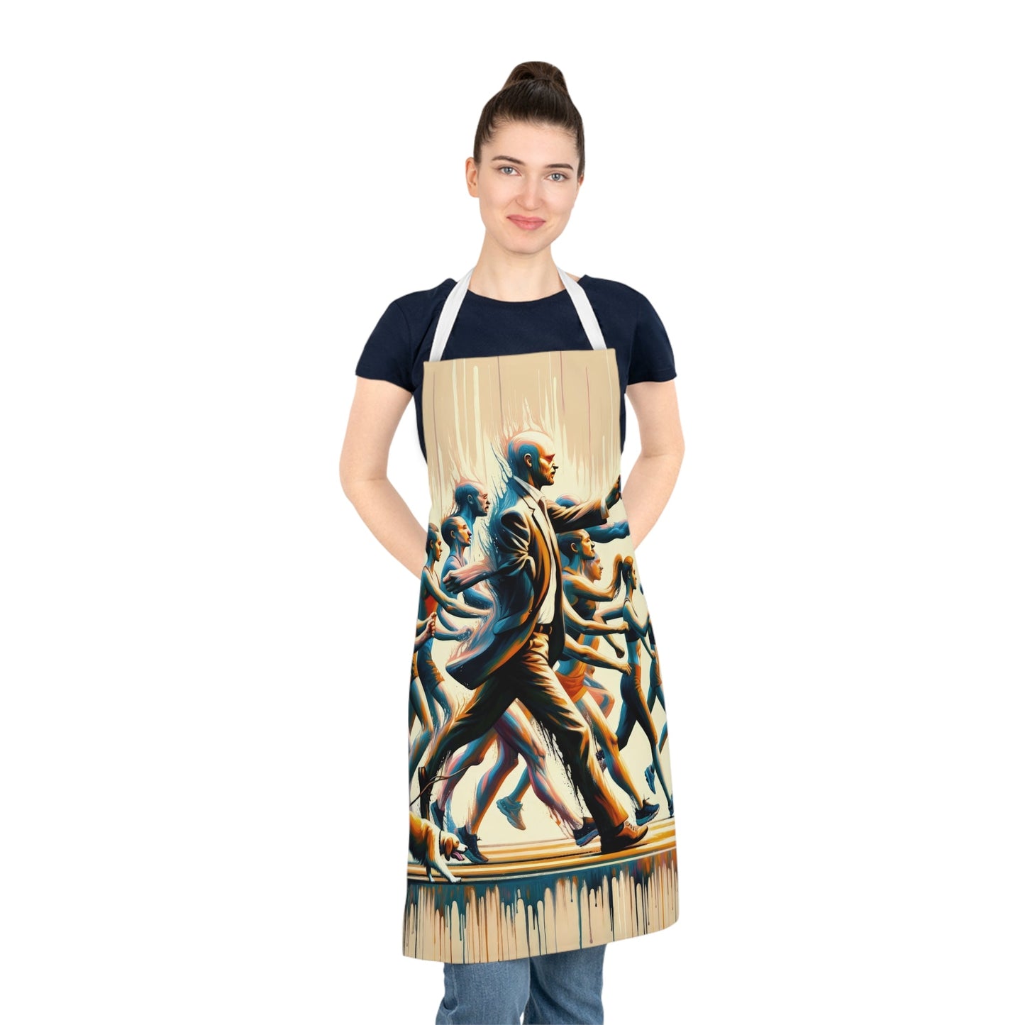 Urban Movement Disconnect Adult Apron (AOP) - ATUH.ART