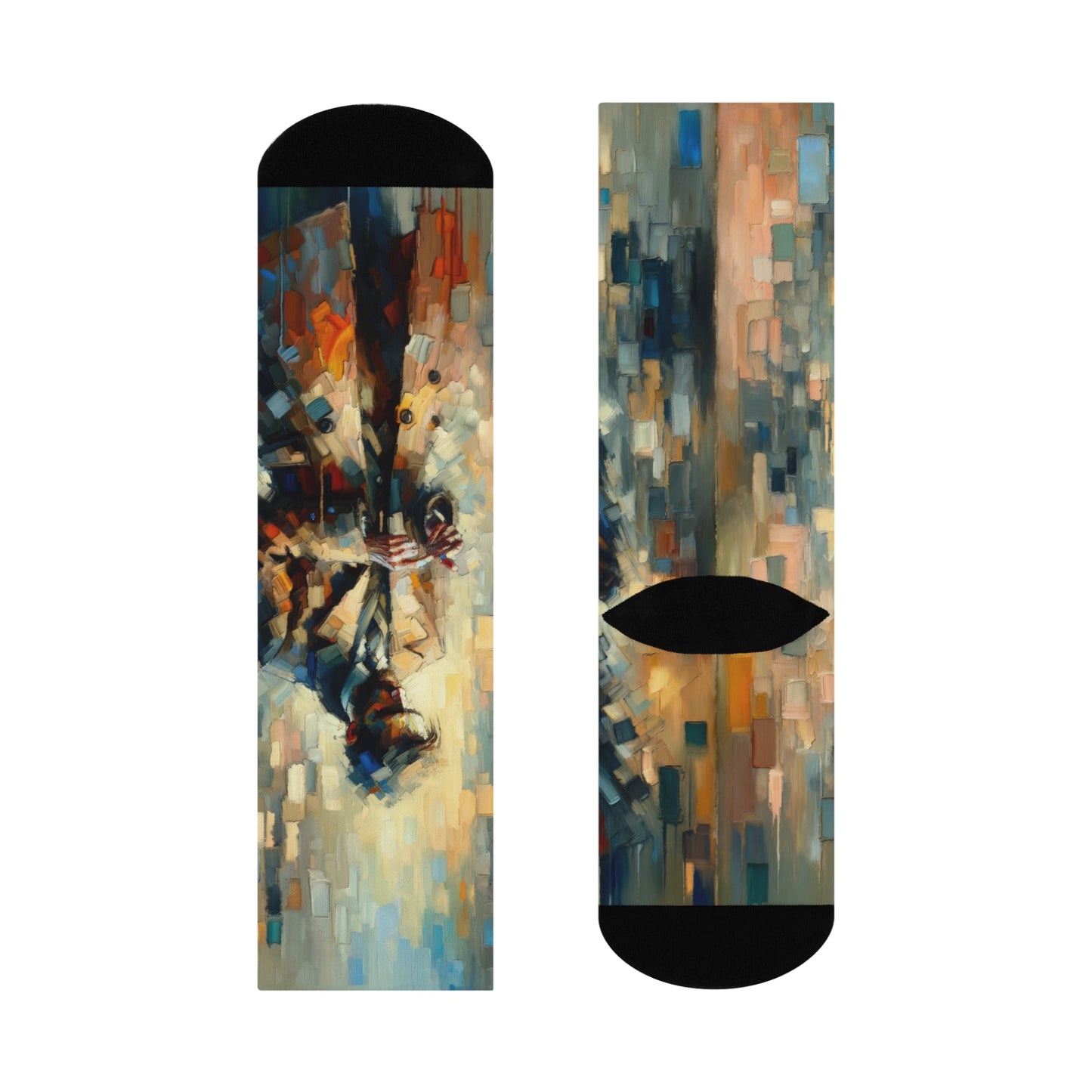 Urban Tachism Encounter Cushioned Crew Socks - ATUH.ART