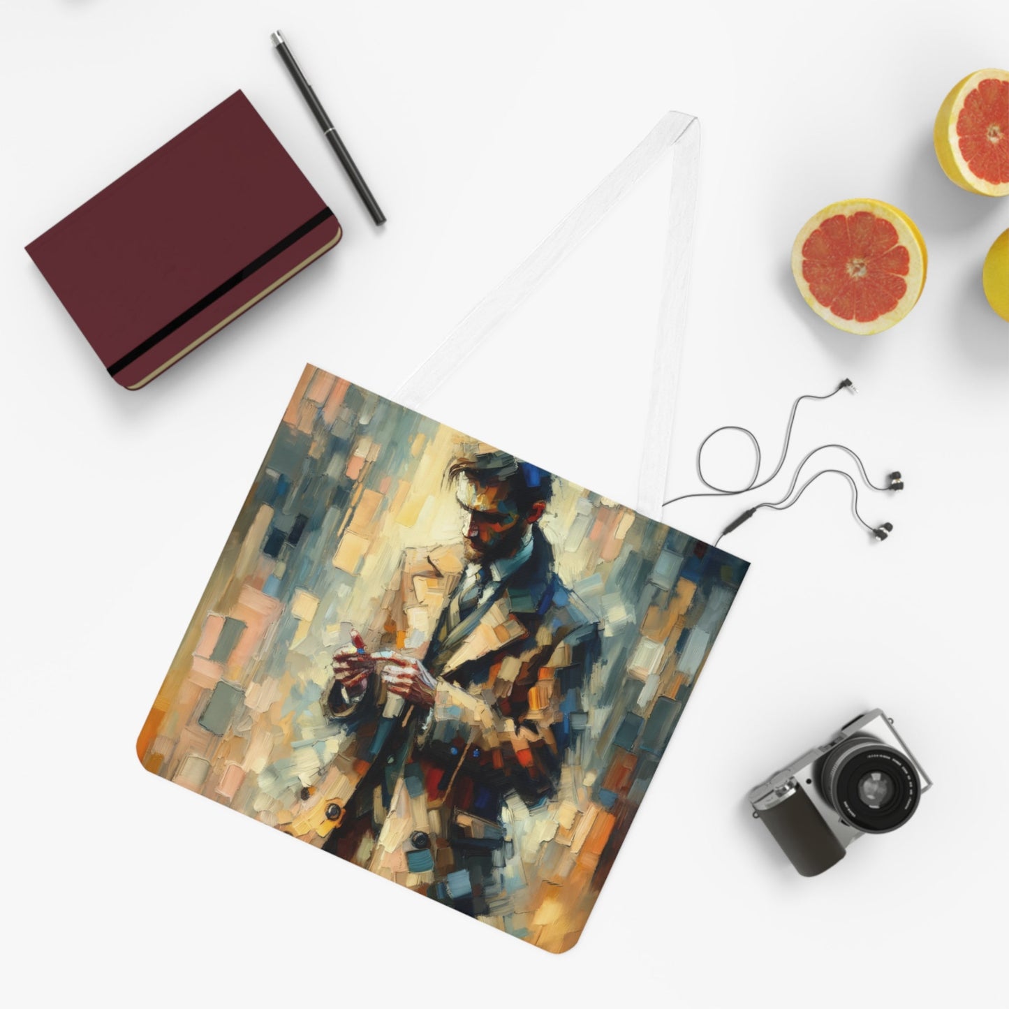 Urban Tachism Encounter Shoulder Tote Bag (AOP) - ATUH.ART