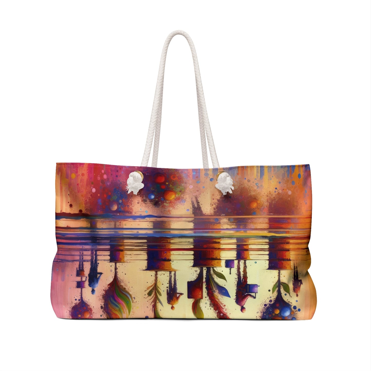 Vibrant Digital Arboriculture Weekender Bag - ATUH.ART