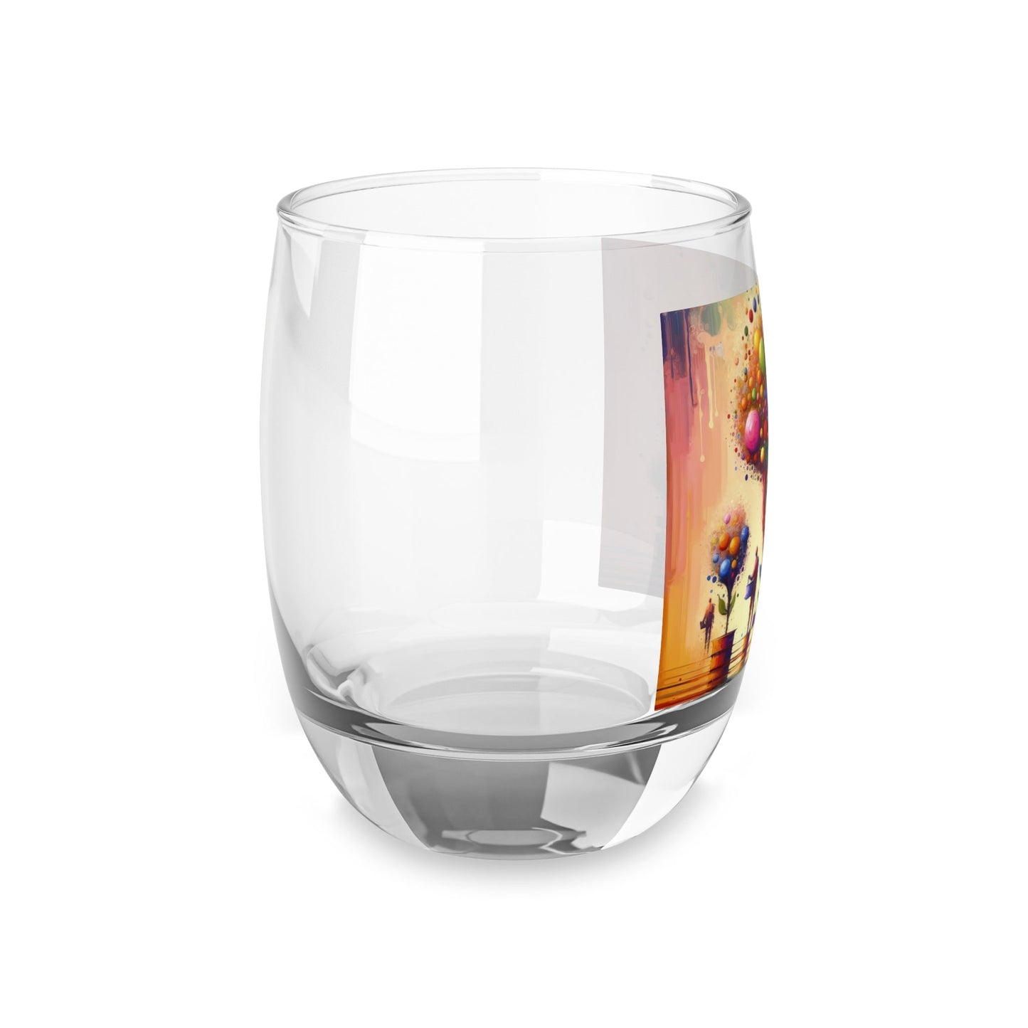 Vibrant Digital Arboriculture Whiskey Glass - ATUH.ART