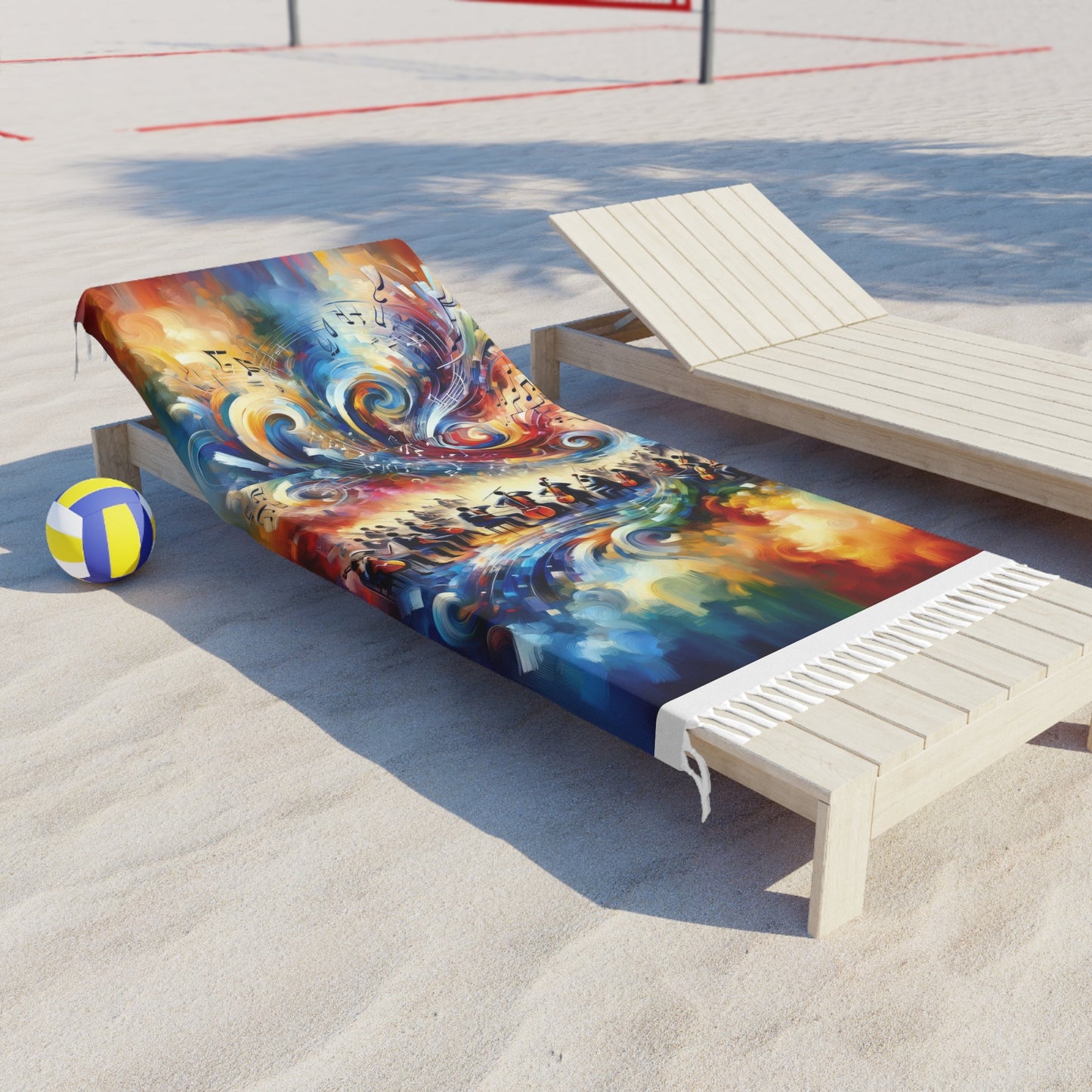 Vibrant Maestro Symphony Boho Beach Cloth - ATUH.ART