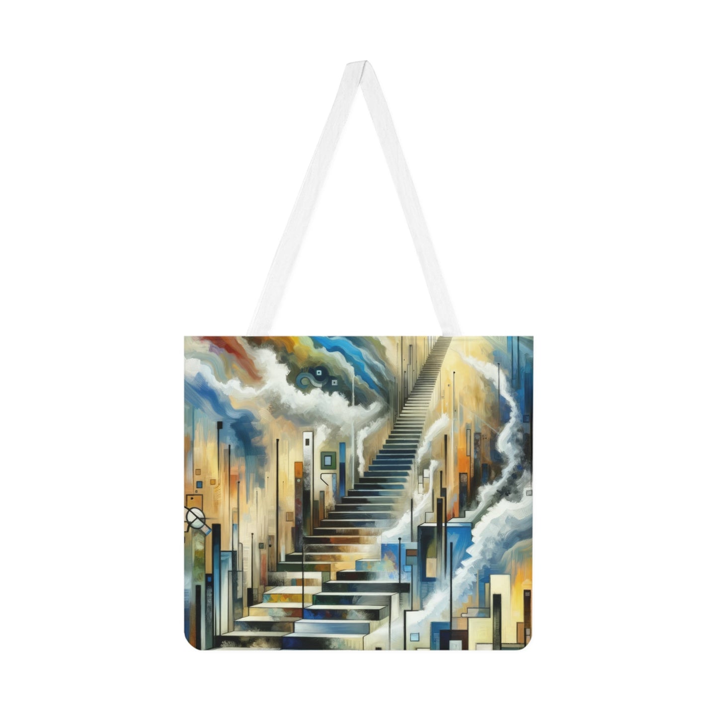 Visionary Evolutionary Progress Shoulder Tote Bag (AOP) - ATUH.ART