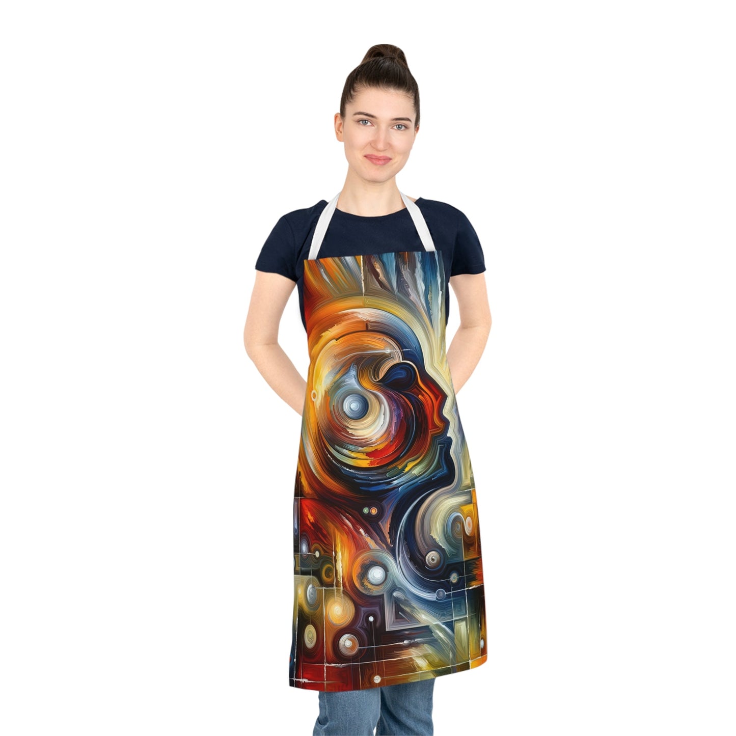 Vulnerability Emotional Exchange Adult Apron (AOP) - ATUH.ART