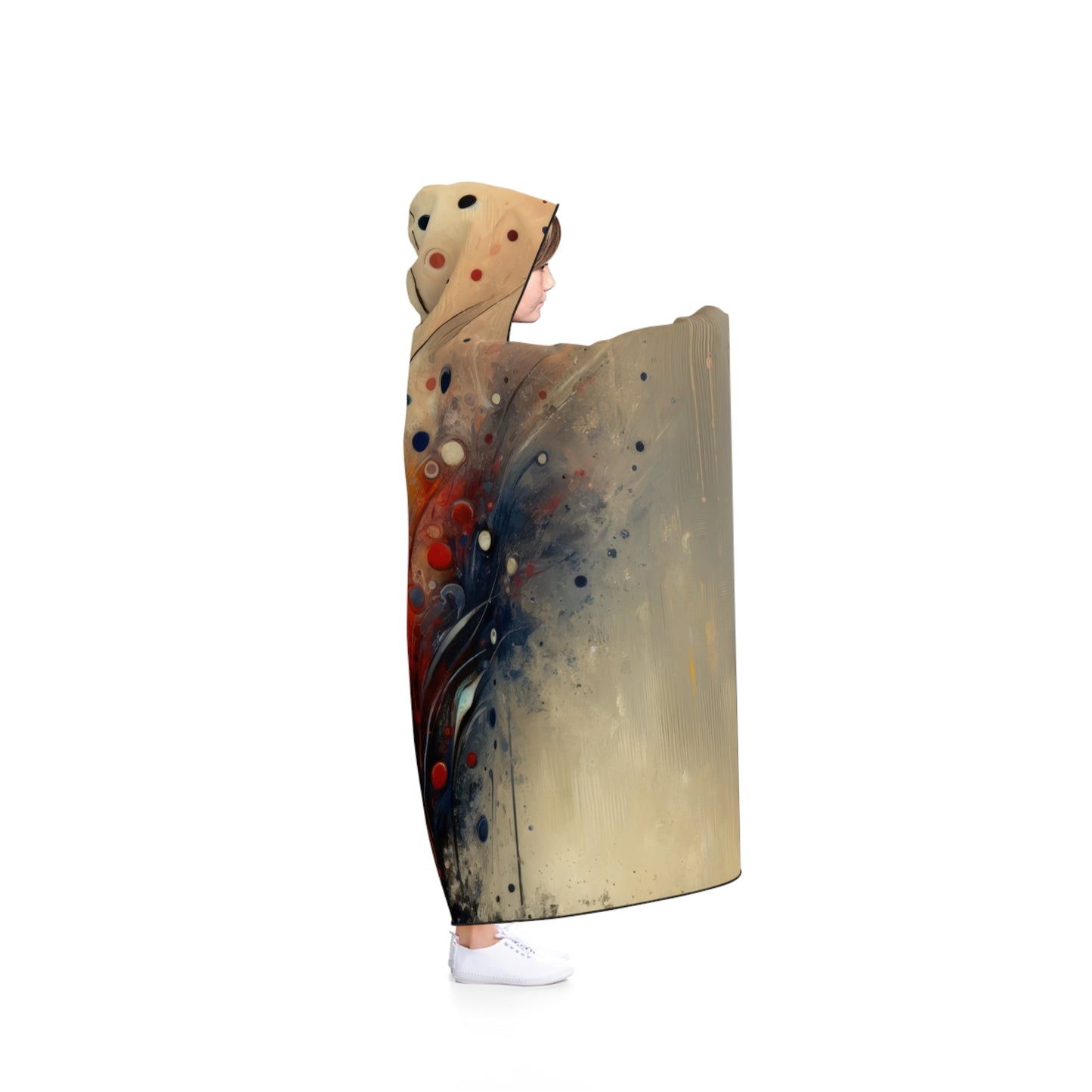 Whispering Thoughts Emergence Hooded Blanket - ATUH.ART