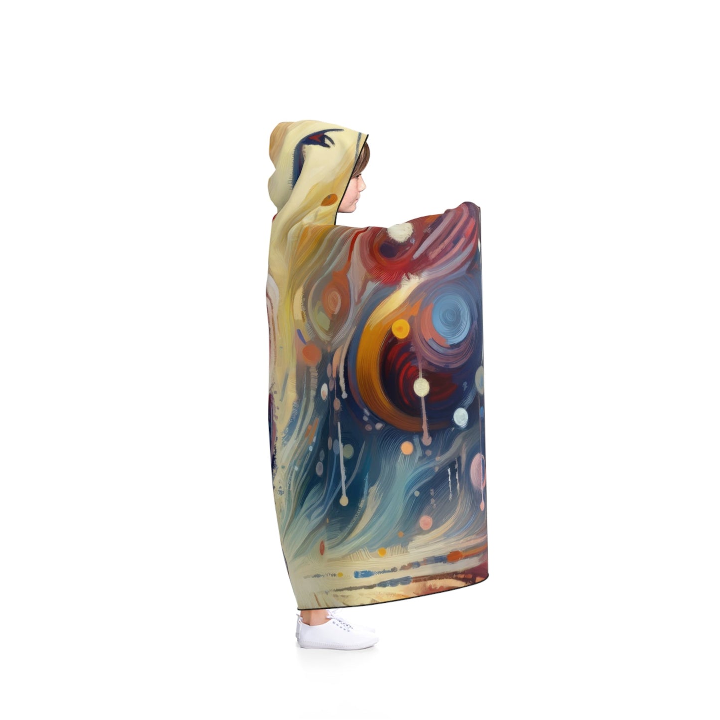 Wholehearted Divine Dance Hooded Blanket - ATUH.ART