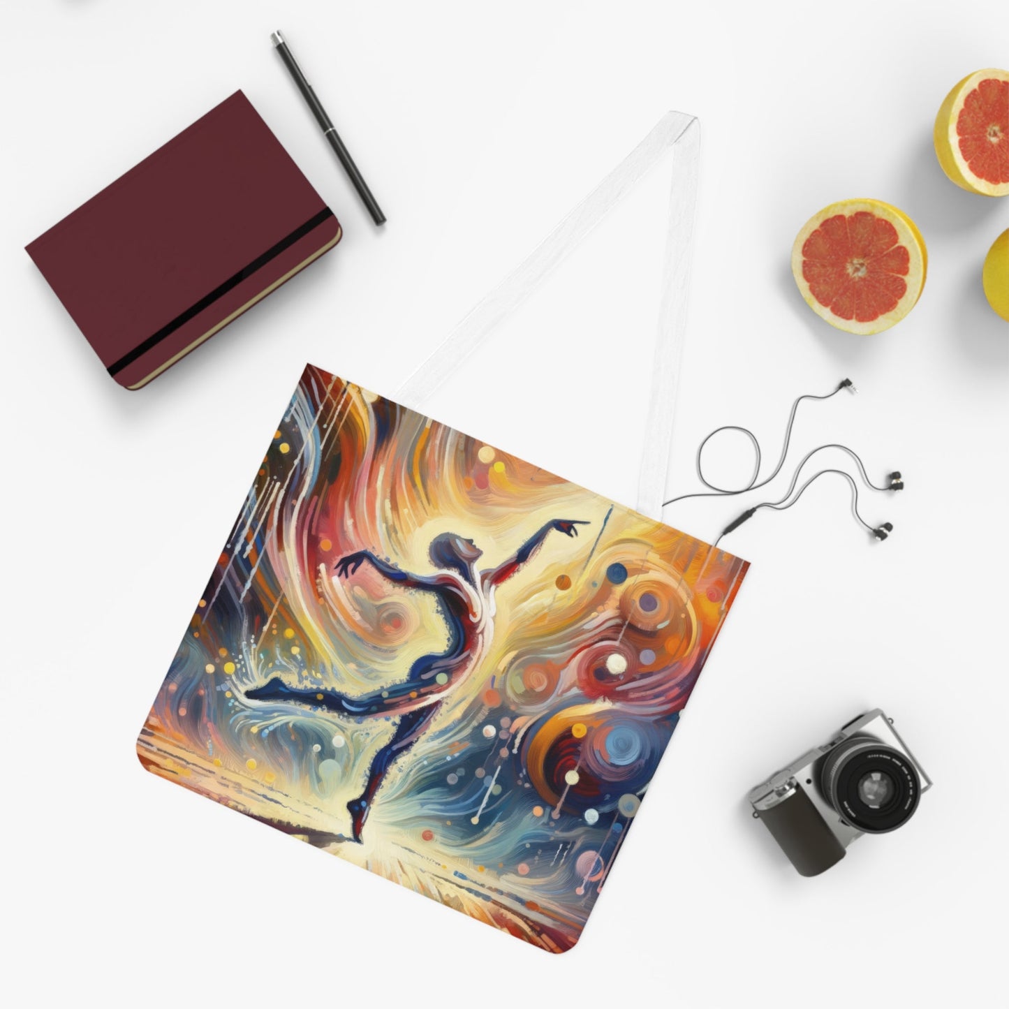 Wholehearted Divine Dance Shoulder Tote Bag (AOP) - ATUH.ART