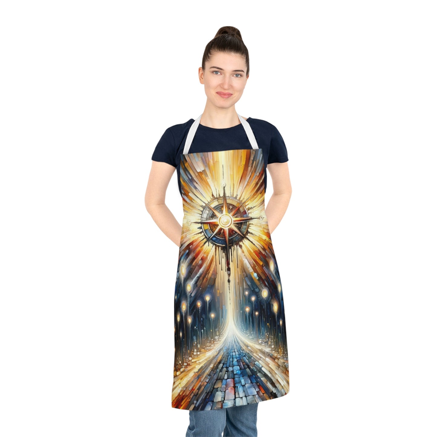Wisdom Compass Journey Adult Apron (AOP) - ATUH.ART
